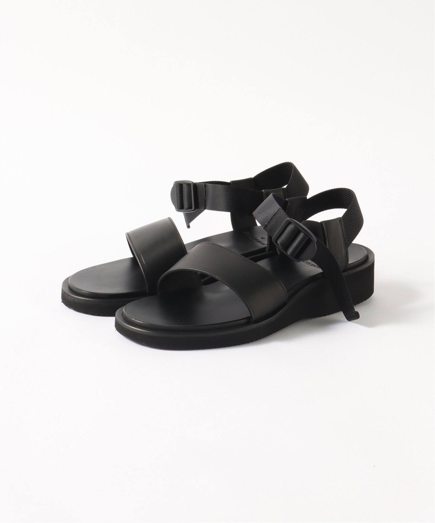 FOOT WORKS (フットワークス) スムースレザーサンダル F01-0002 