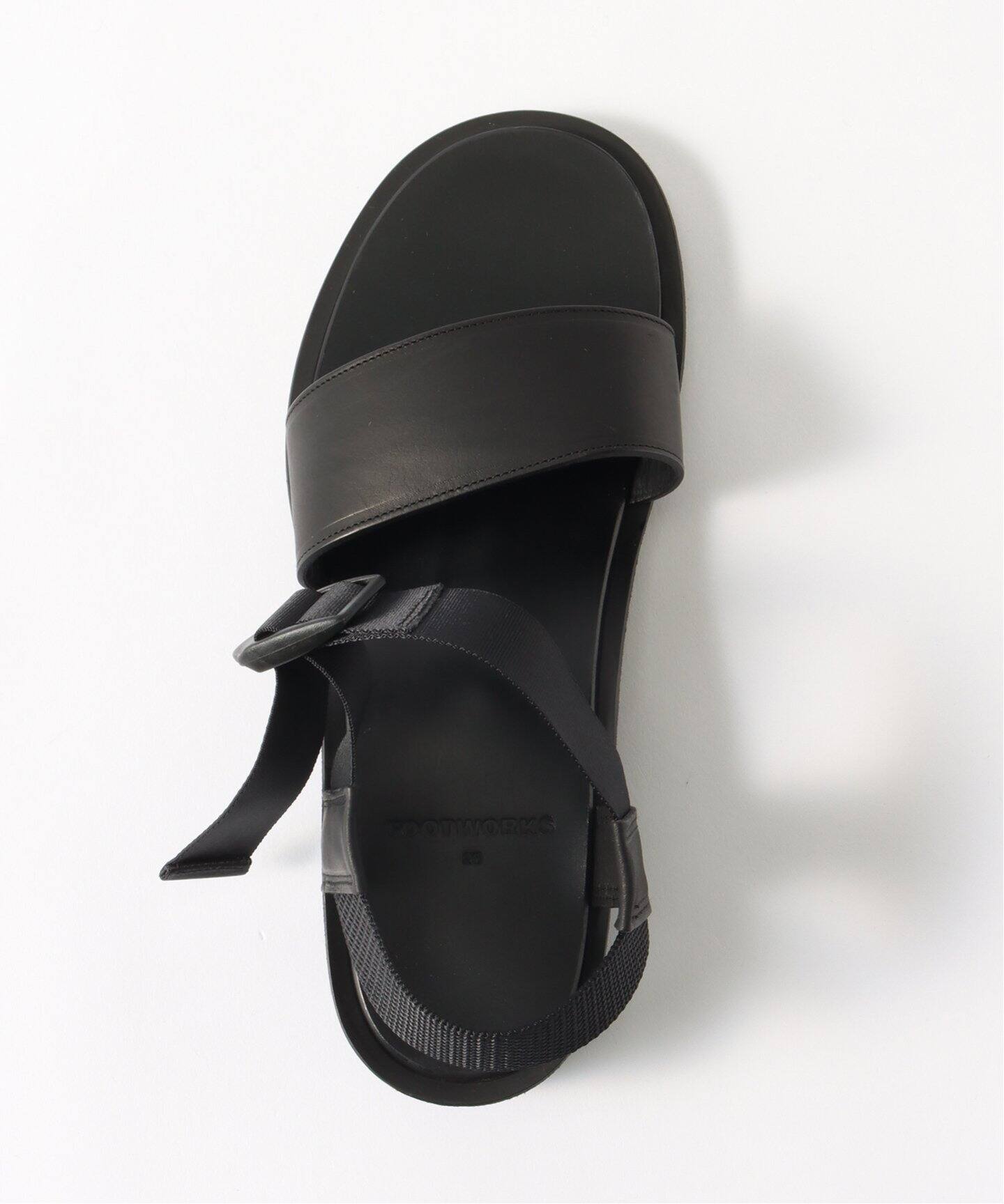 FOOT WORKS (フットワークス) スムースレザーサンダル F01-0002 