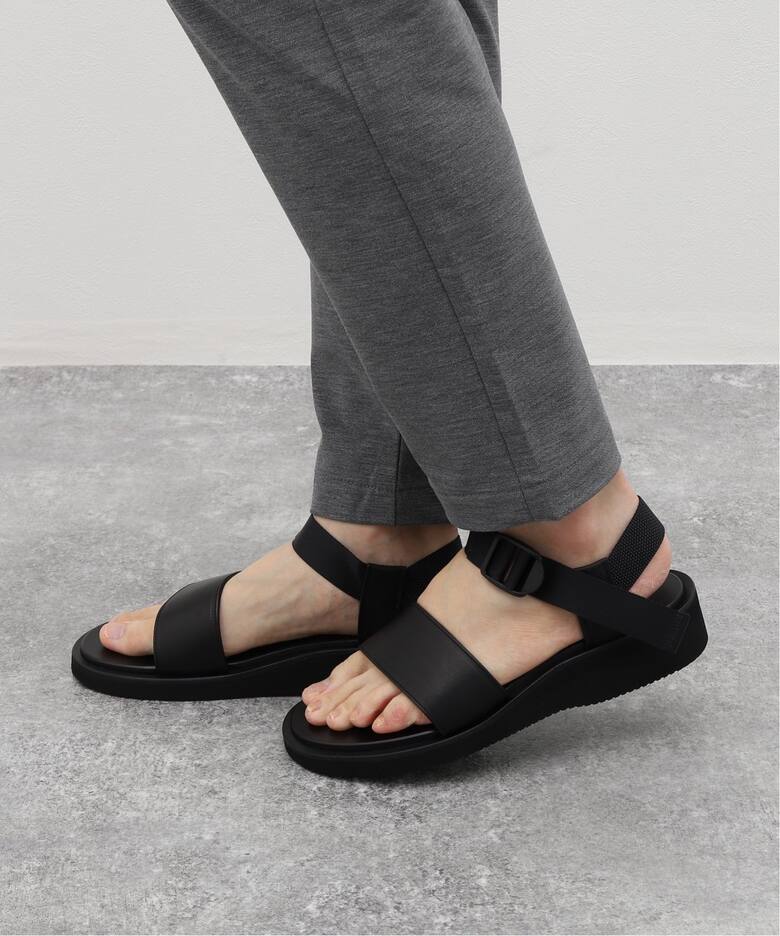 FOOT WORKS (フットワークス) スムースレザーサンダル F01-0002 