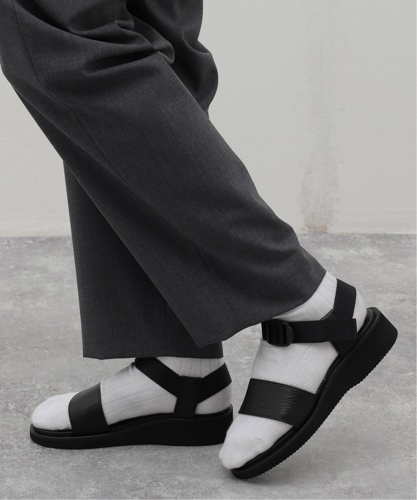 FOOT WORKS (フットワークス) グレインレザーサンダル F01-0003 