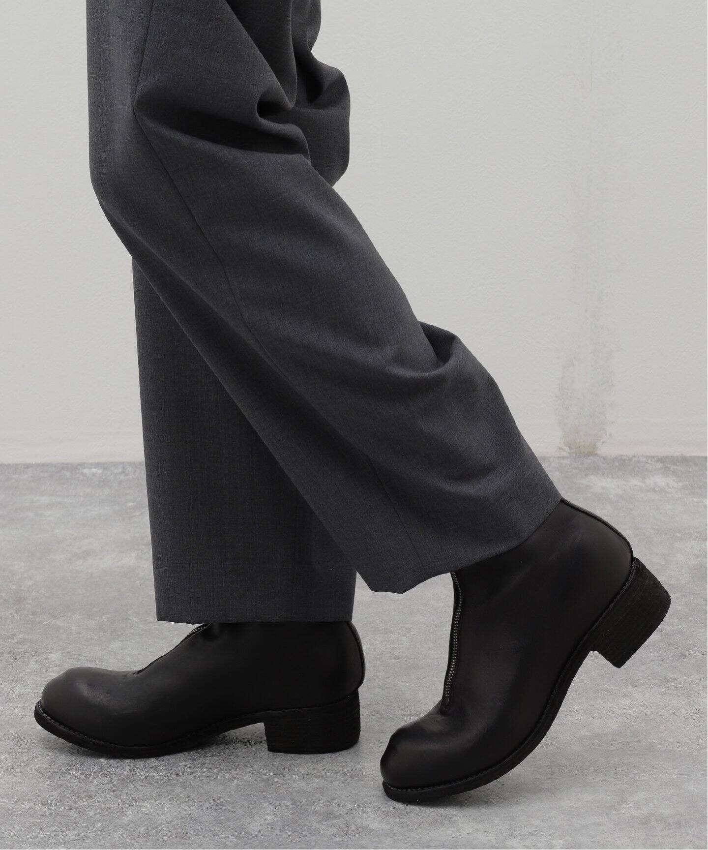 GUIDI (グイディ) PL1 FRONT ZIP BOOT（ブーティ・ショートブーツ 