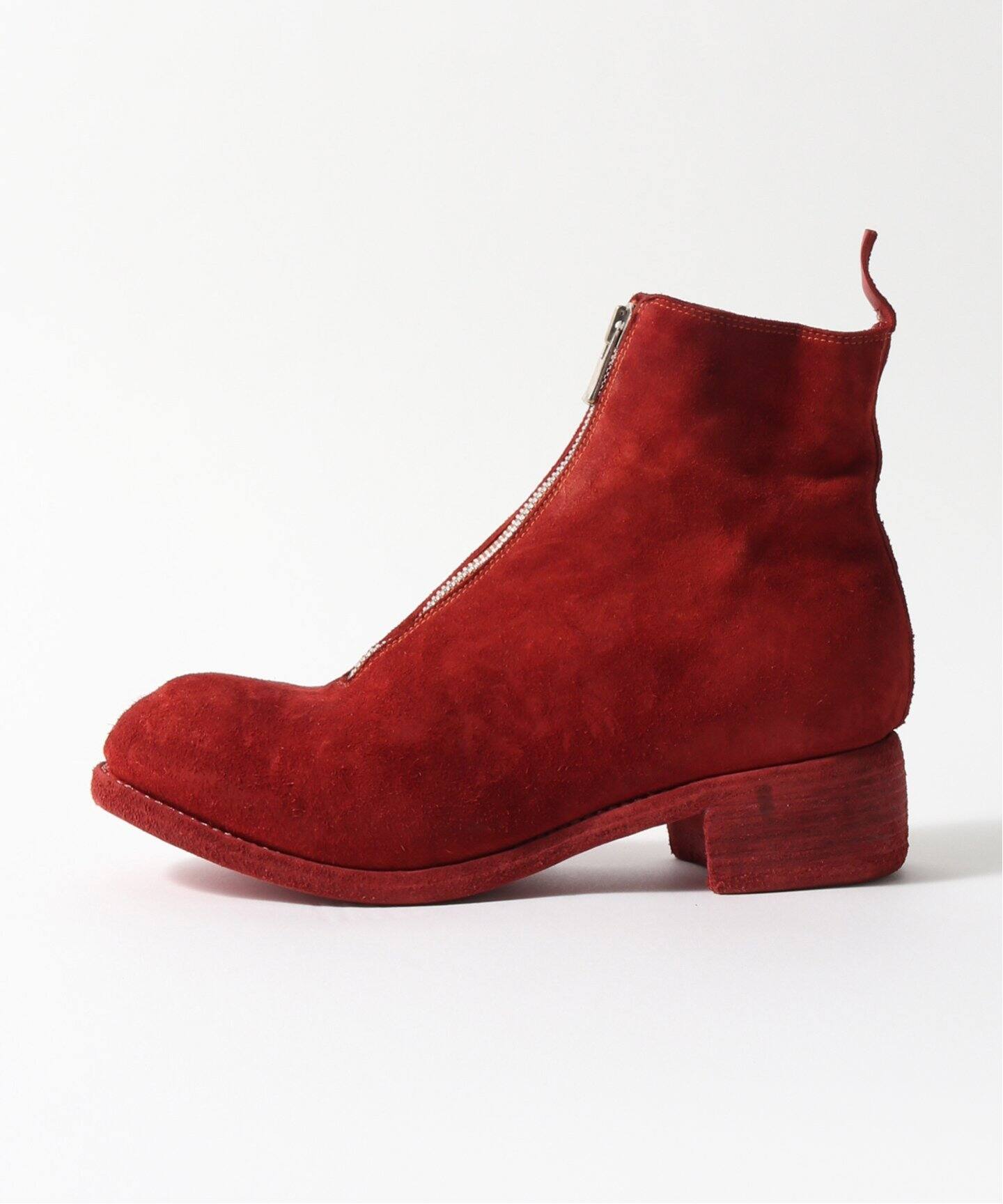 GUIDI (グイディ) PL1 FRONT ZIP BOOT SUEDE（ブーティ・ショート  