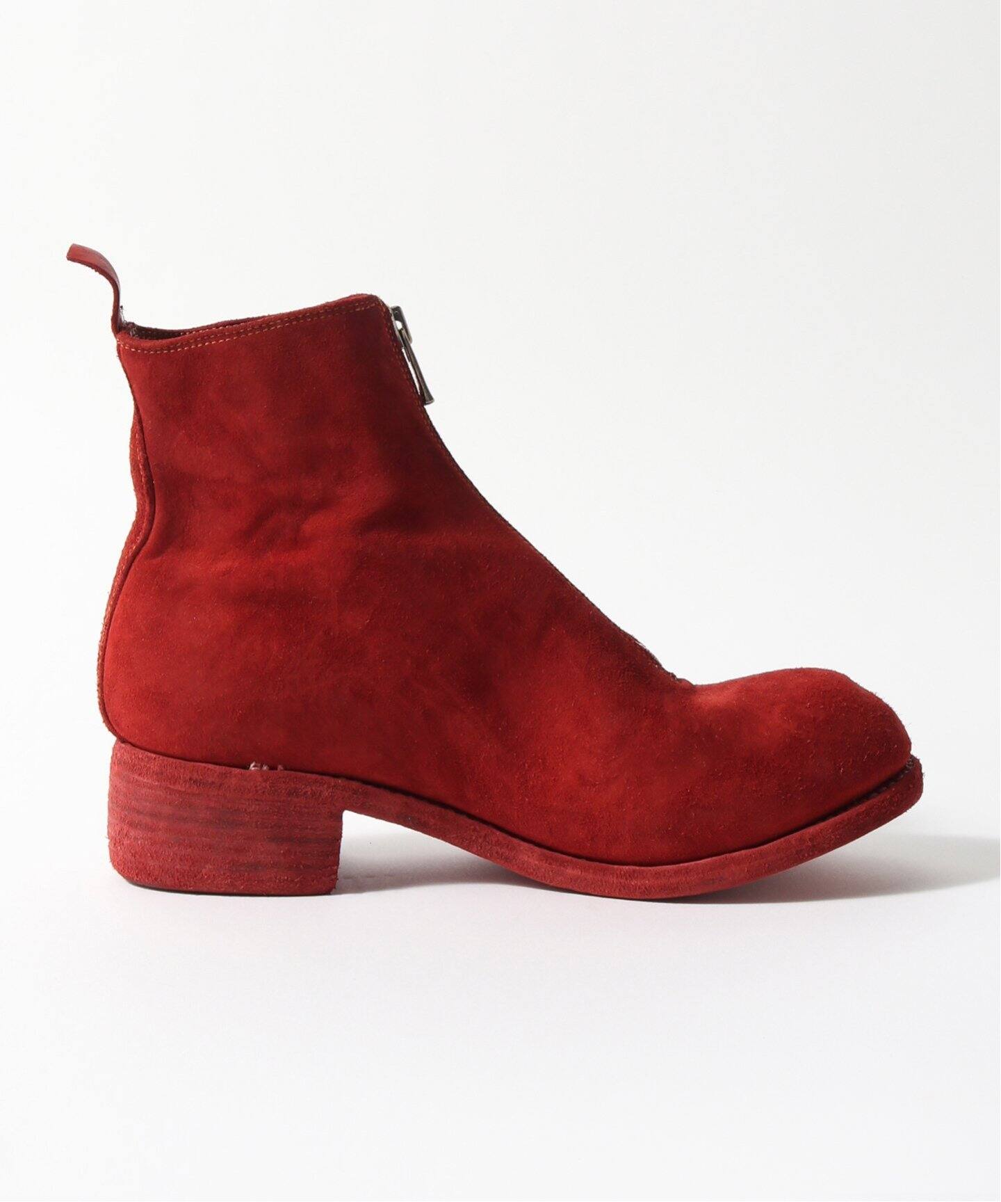 GUIDI (グイディ) PL1 FRONT ZIP BOOT SUEDE（ブーティ・ショート 