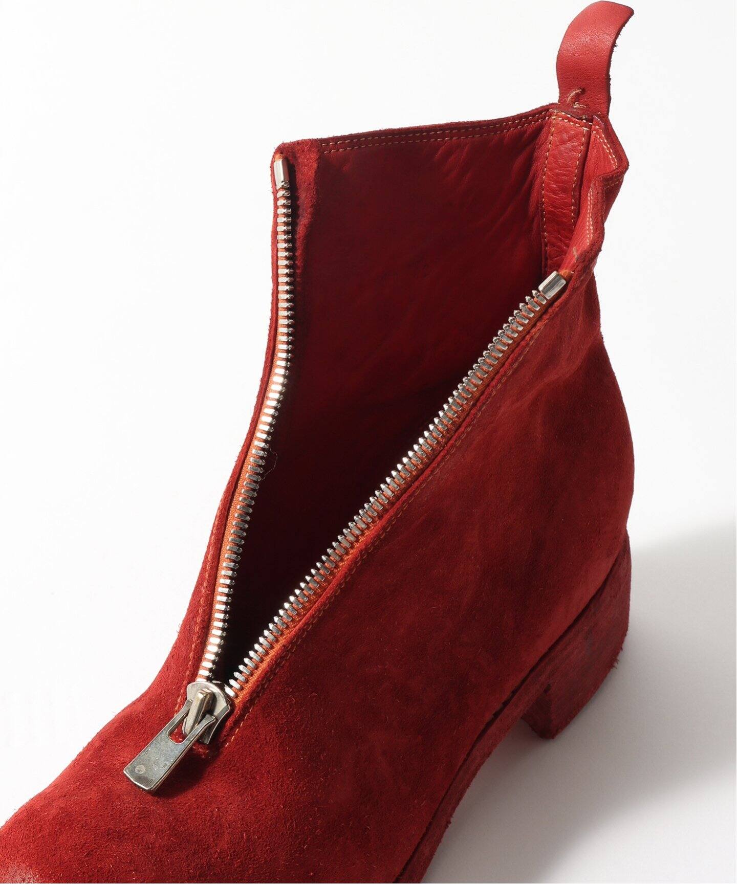 GUIDI (グイディ) PL1 FRONT ZIP BOOT SUEDE（ブーティ・ショート 