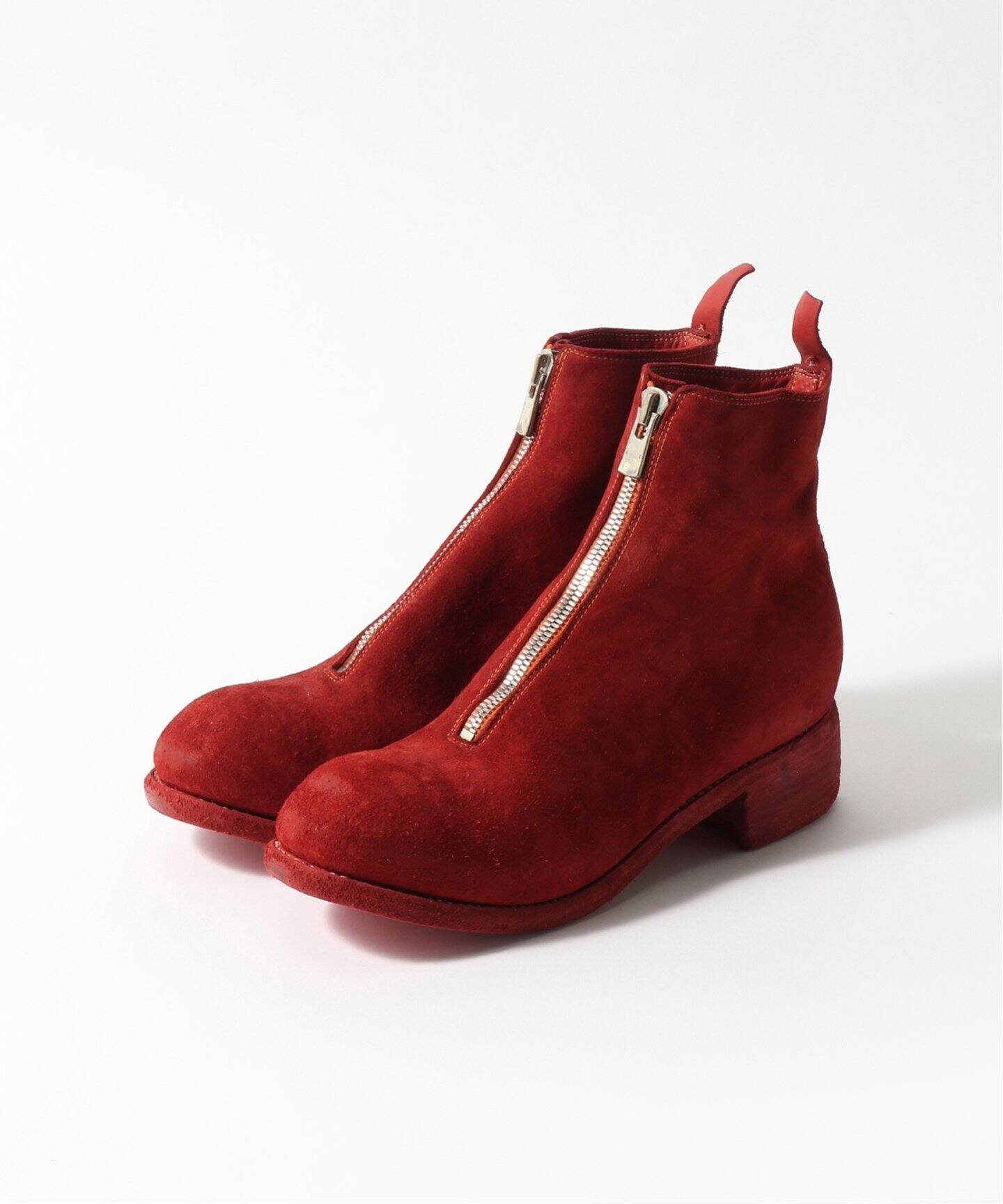 GUIDI (グイディ) PL1 FRONT ZIP BOOT SUEDE（ブーティ・ショート 