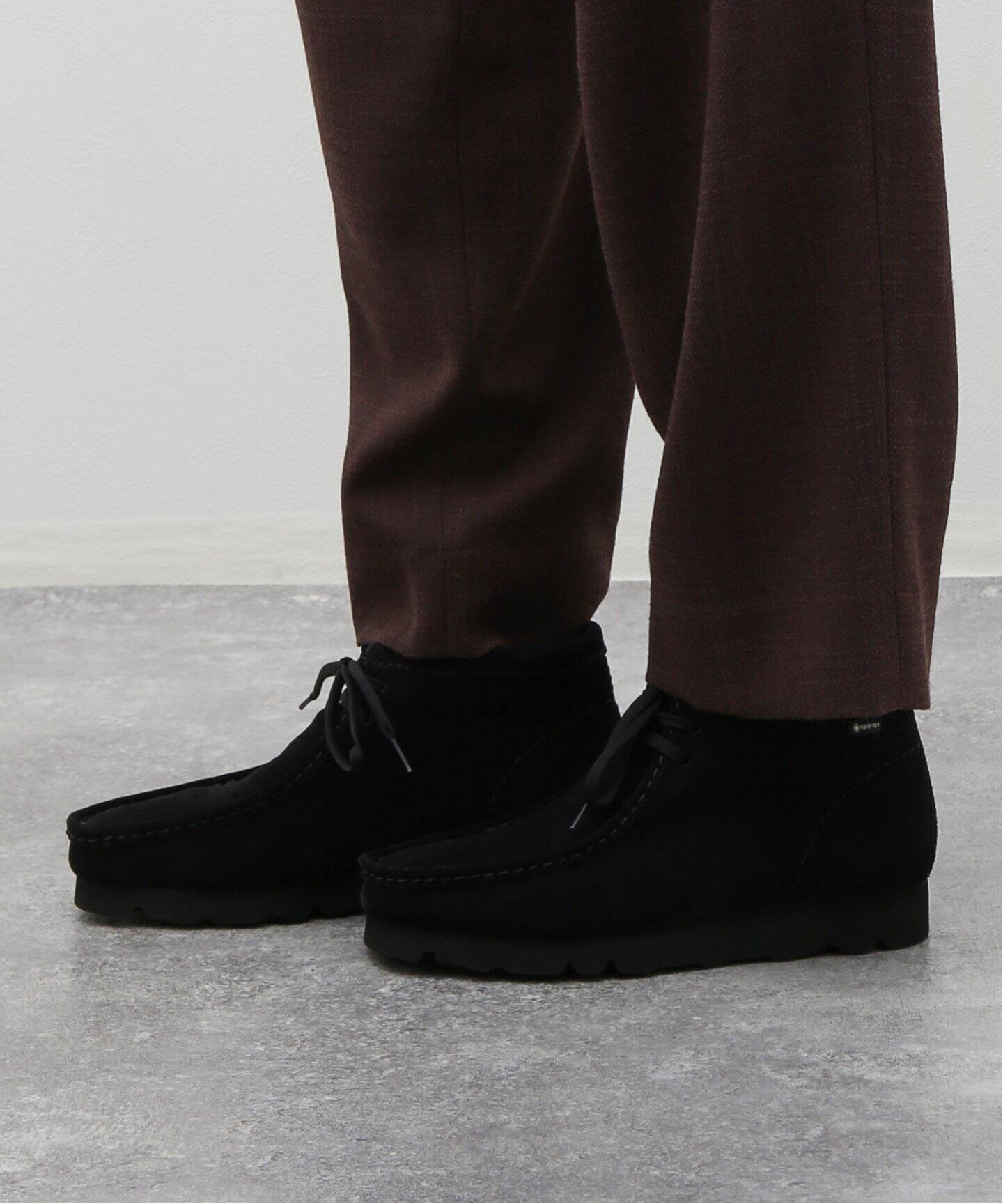 Clarks / クラークス】WallabeeBT GTX Black（レザーシューズ 
