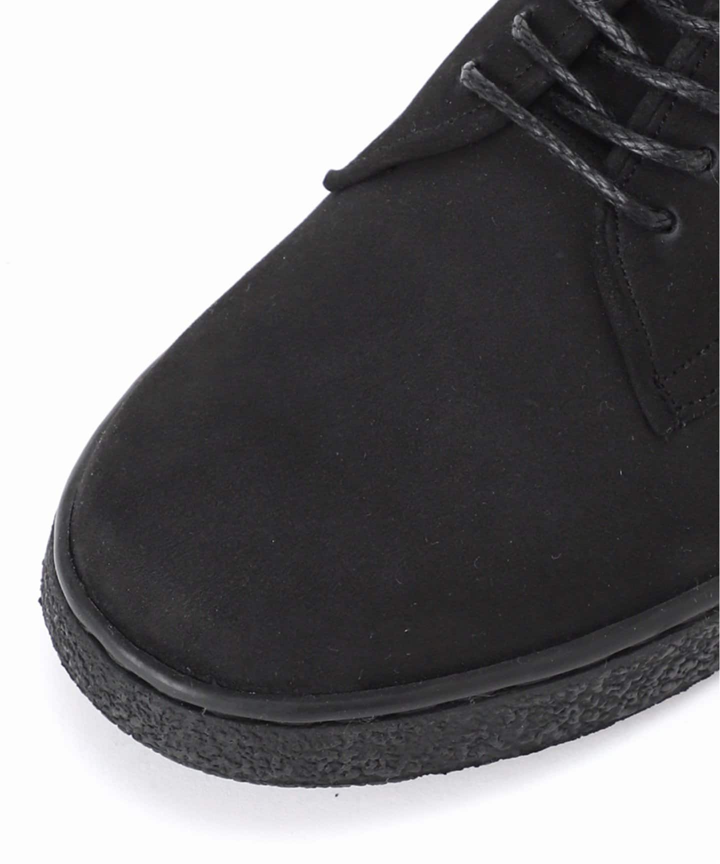 MANEBU/マネブ 417別注チロリアンシューズ スエード ブラックシューズ