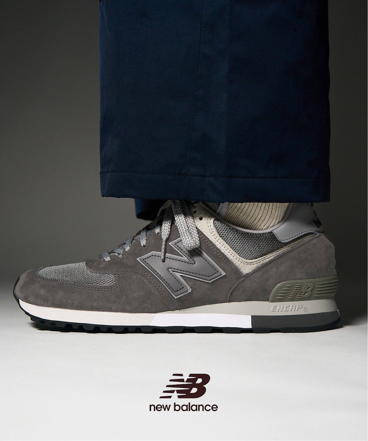 new balance ニューバランス レザー 576 27 黒 イングランド（new 