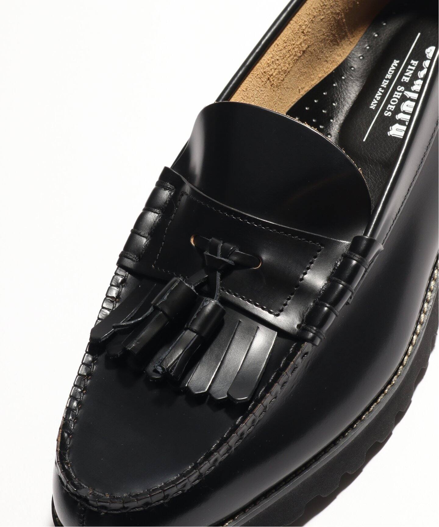 The Kenford Fineshoes】TANK SOLE LOAFERS QUILT TASSEL（ローファー 