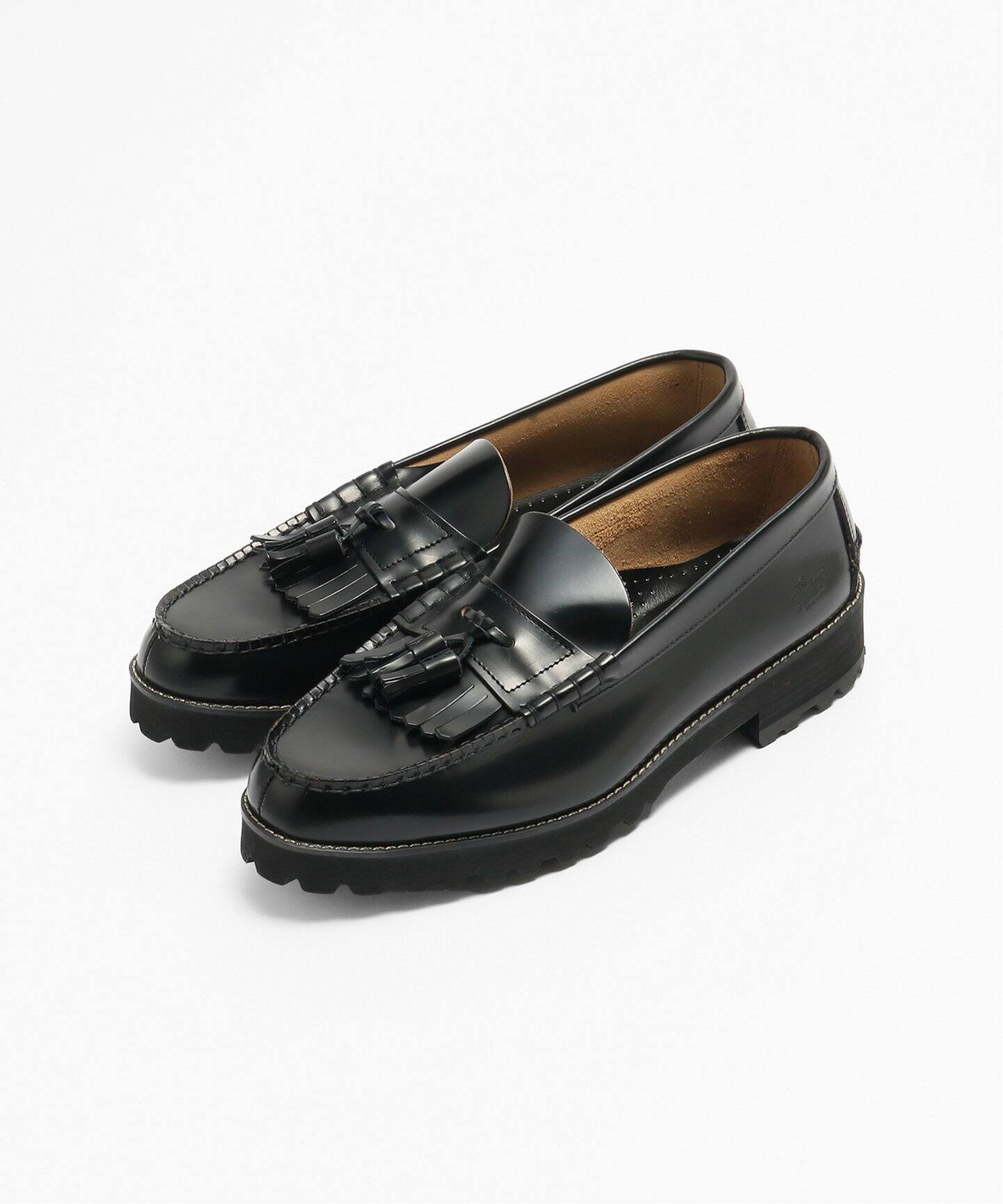 The Kenford Fineshoes】TANK SOLE LOAFERS QUILT TASSEL（ローファー 