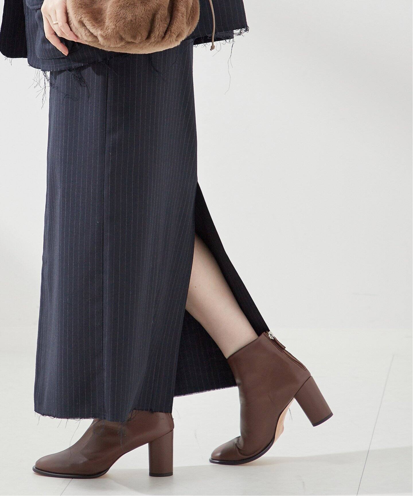 JANE SMITH/ジェーンスミス】ROUND TOE SHORT BOOTS：ショートブーツ 