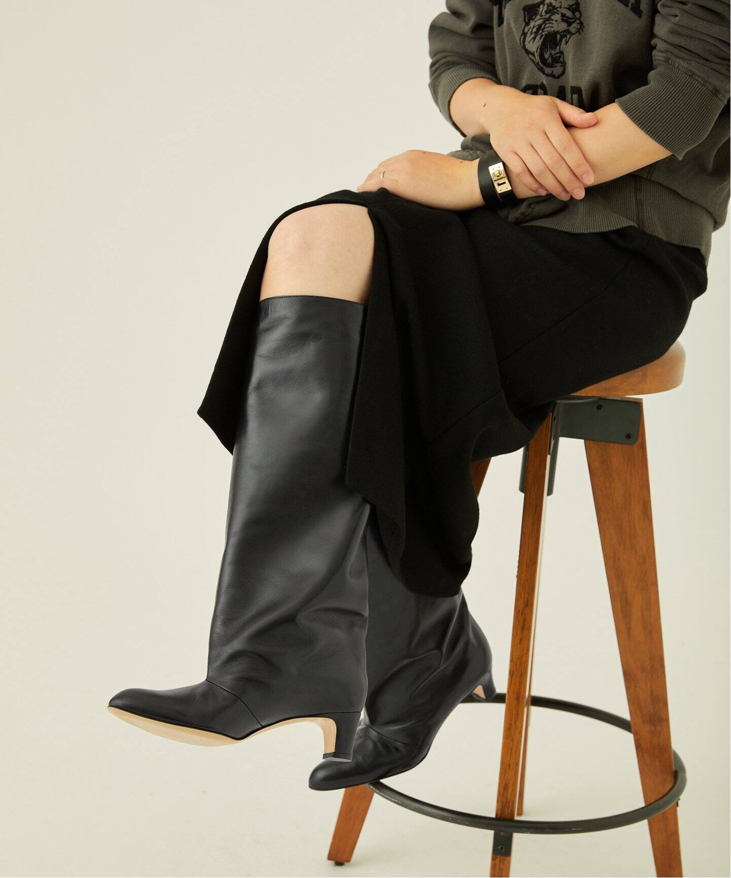 NEBULONI E. /ネブローニ】BASS ロングブーツ（ロングブーツ  