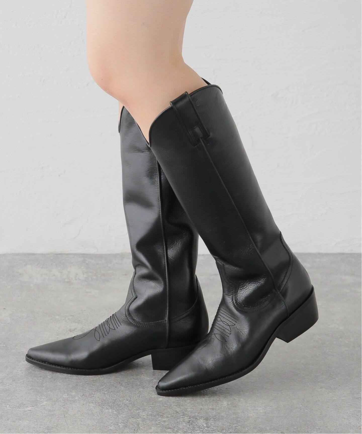 INSCRIRE /アンスクリア】ウエスタンブーツ（ロングブーツ）｜JOURNAL  