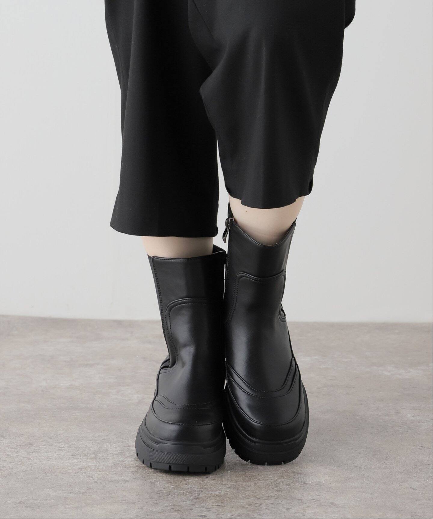 Paes/ぺイズ】サイドゴアブーツ 06-LEATHER BOOTS（ブーティ・ショート 