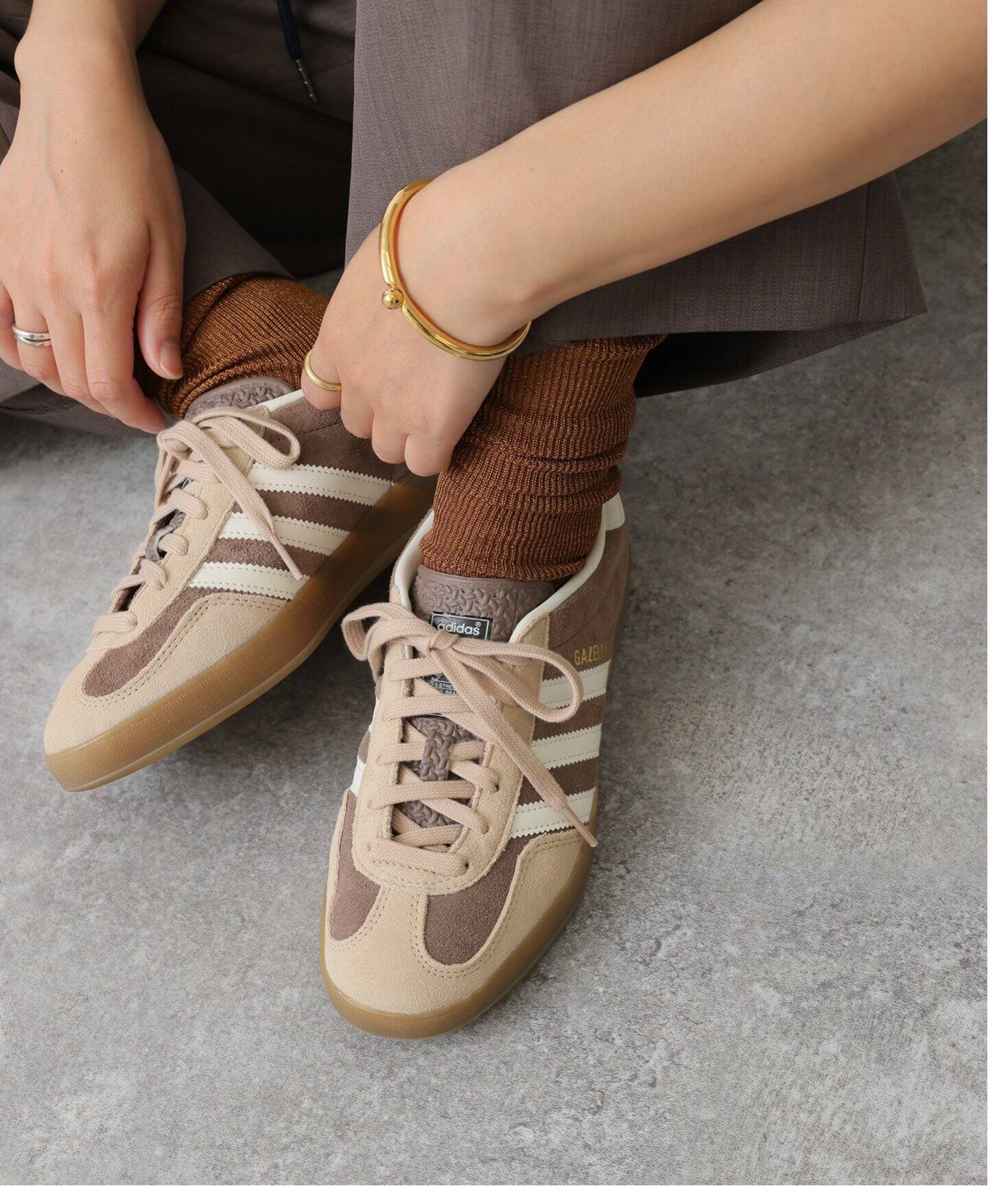 最終値下 アディダス スニーカー ガゼル スローブイエナ ジャーナル  