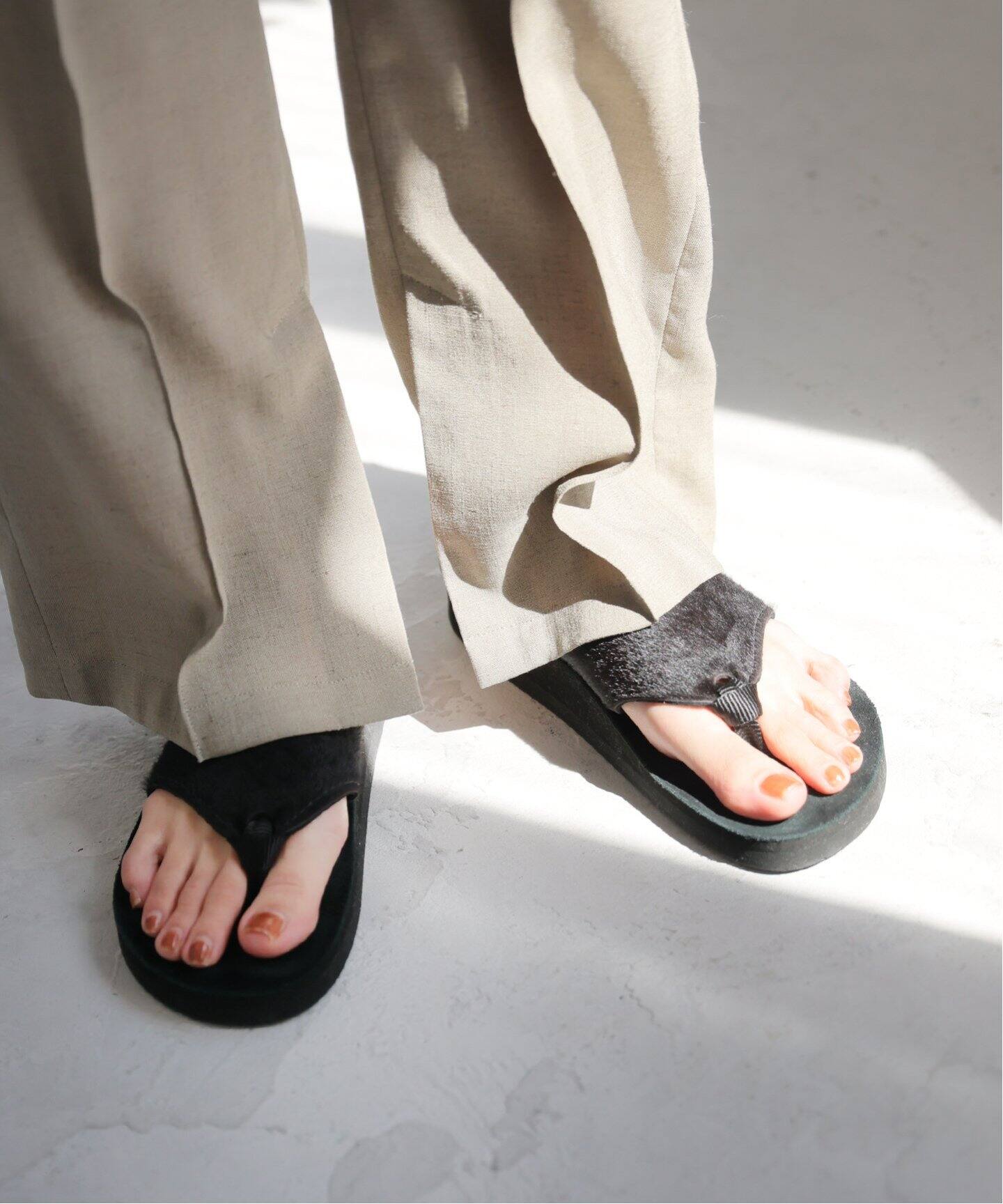 THE SANDALMAN/サンダルマン】501 HAIRCOW：サンダル（サンダル  