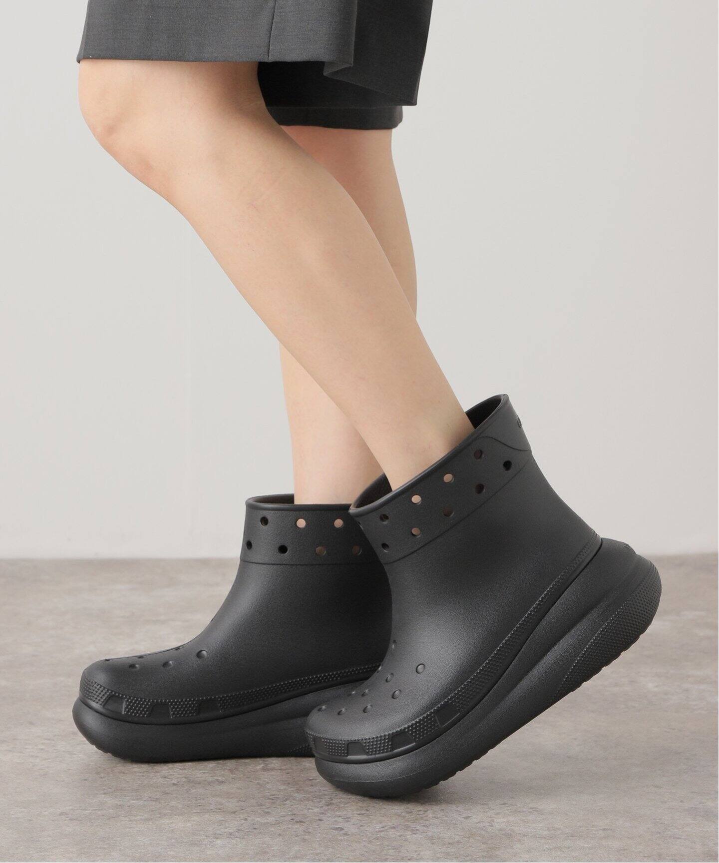 新品】クロックス crocs クラッシュブーツ レインブーツ 23cm crocs