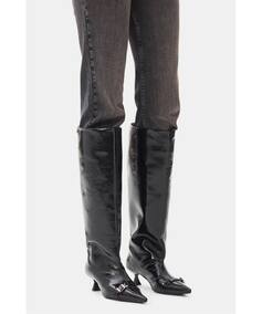 GANNI / ガニー】Eyelets Slouchy High Shaft Boot Na S2835（ロング 