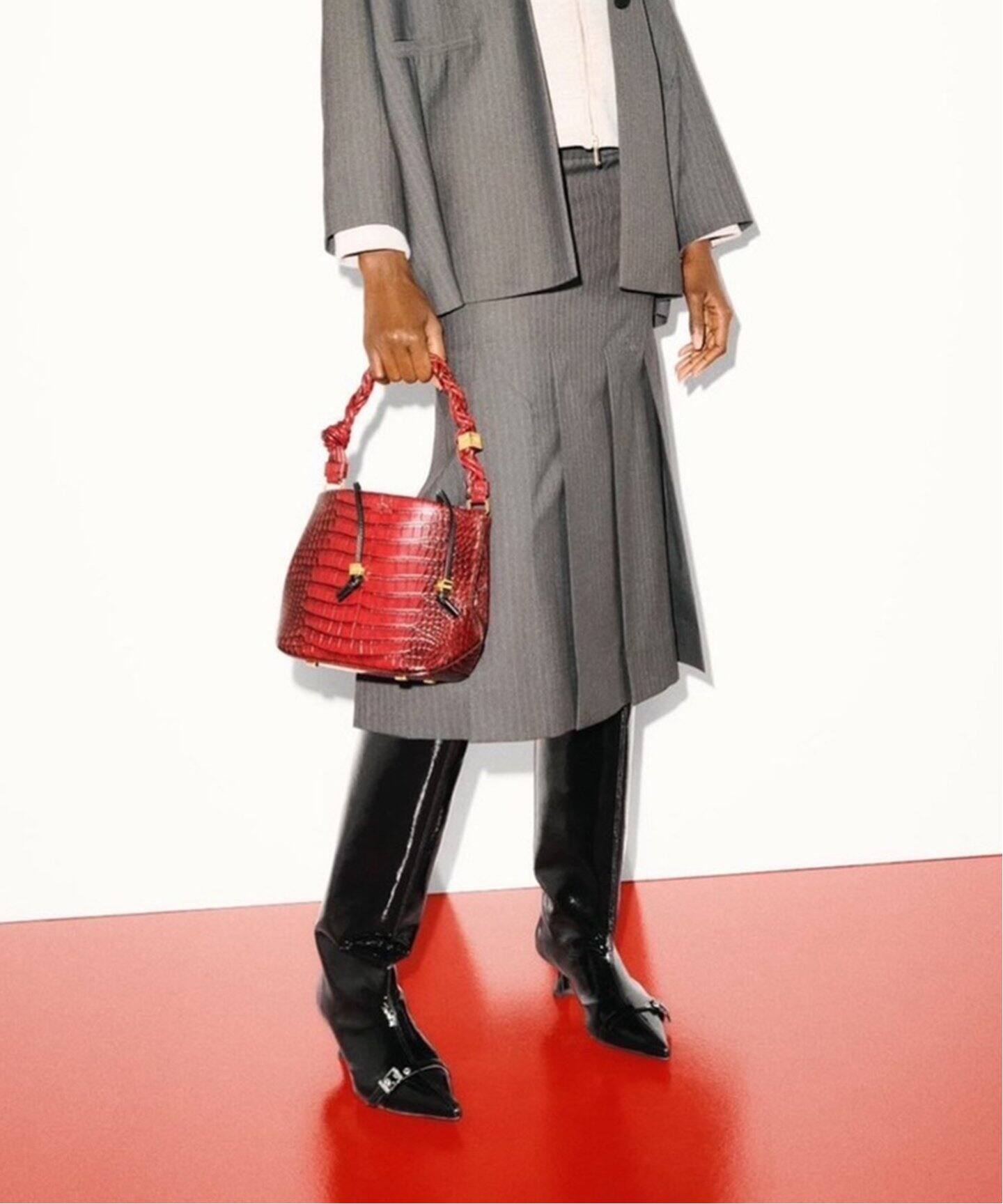 GANNI / ガニー】Eyelets Slouchy High Shaft Boot Na S2835（ロング 