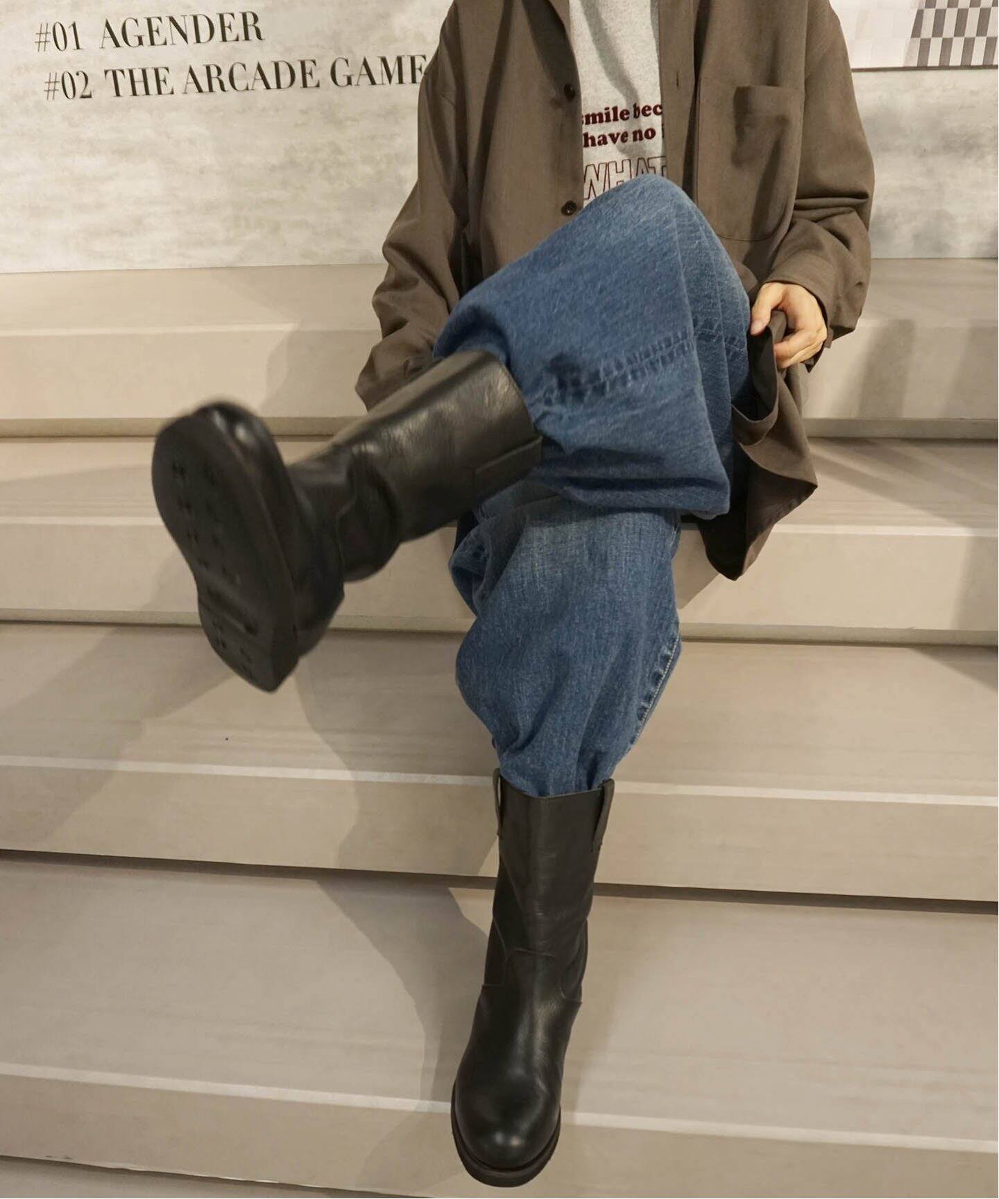 PUNTO PIGRO /プントピグロ】ROPER BOOTS WITH VIBRAM（ブーティ 