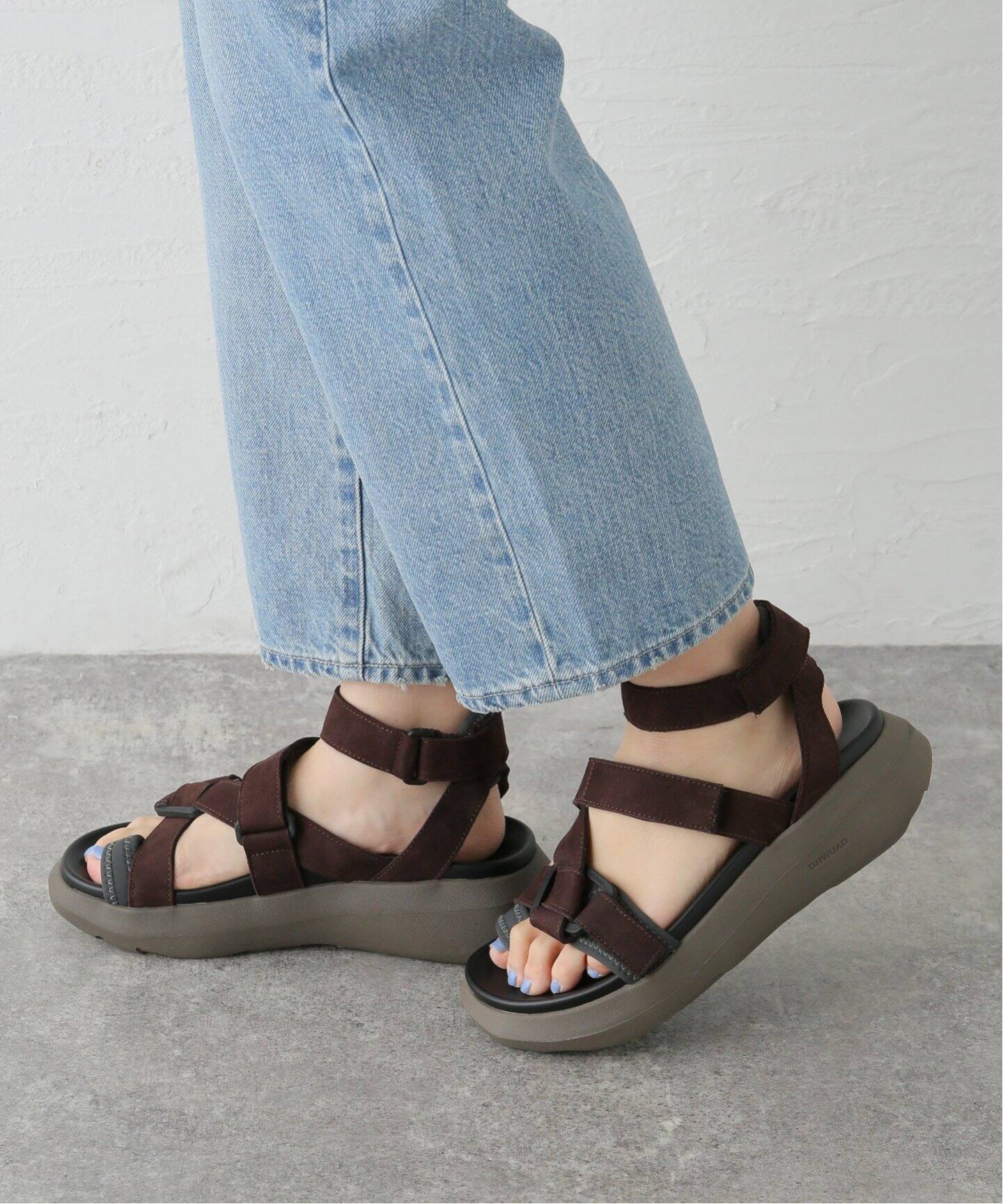 ONWUAD / オンウァッド】 CROSS BELT SANDAL（サンダル）｜journal 
