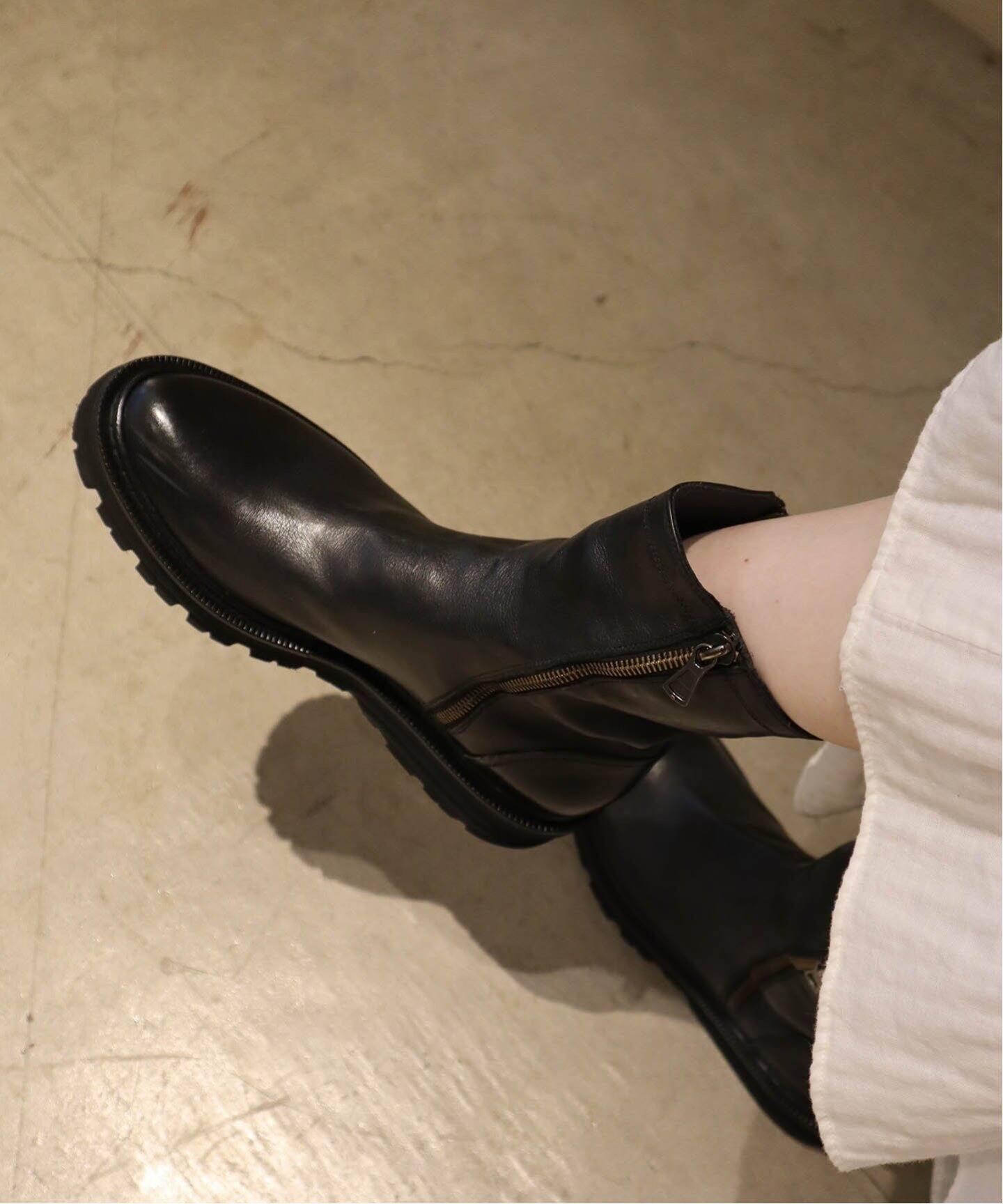 追加》【STURLINI】 BOOTS BOTH SIDES ZIP UP（ブーティ・ショート 