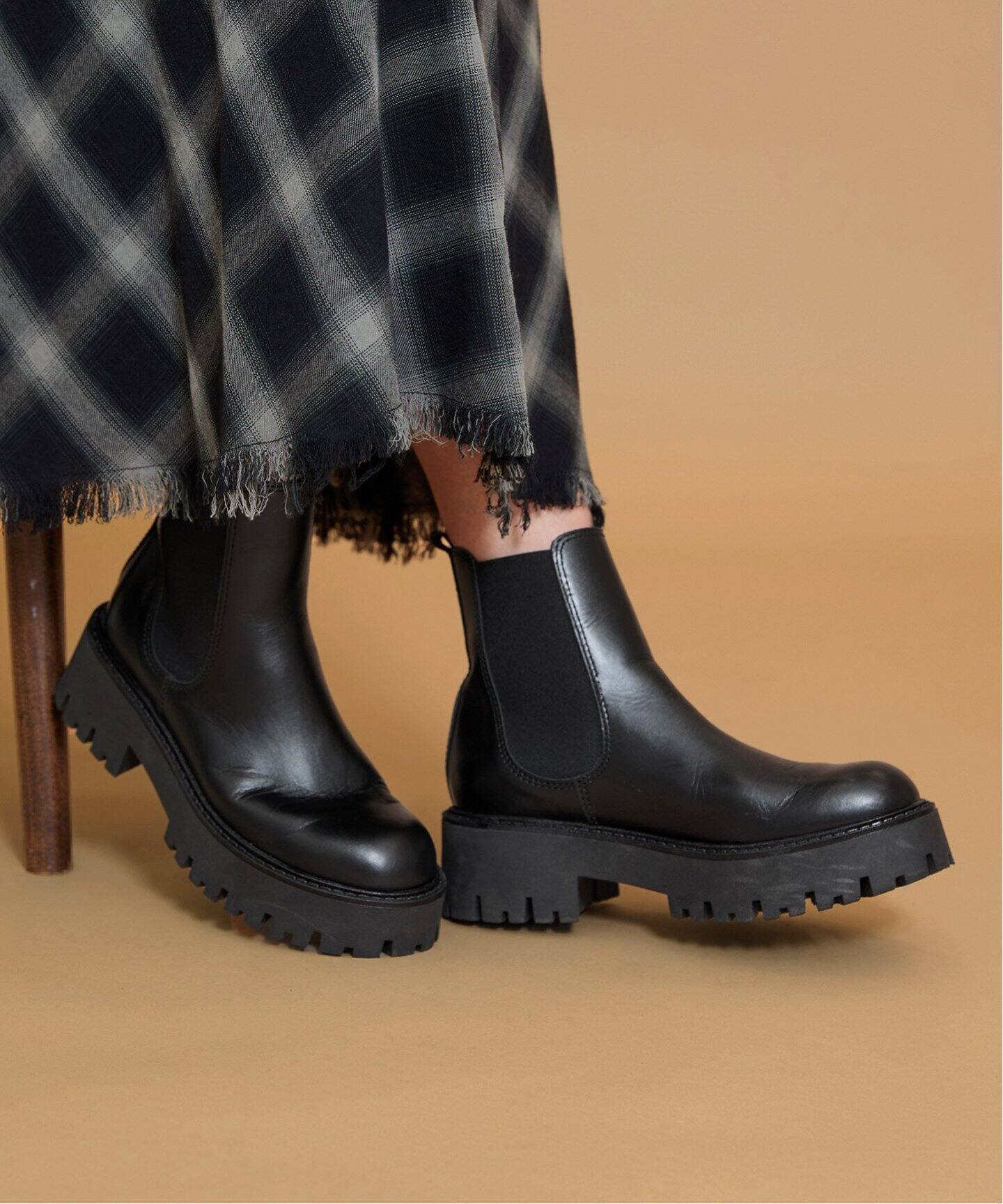 ENESS/エネス】Chelsea Short Boots：ブーツ（ブーティ・ショート 