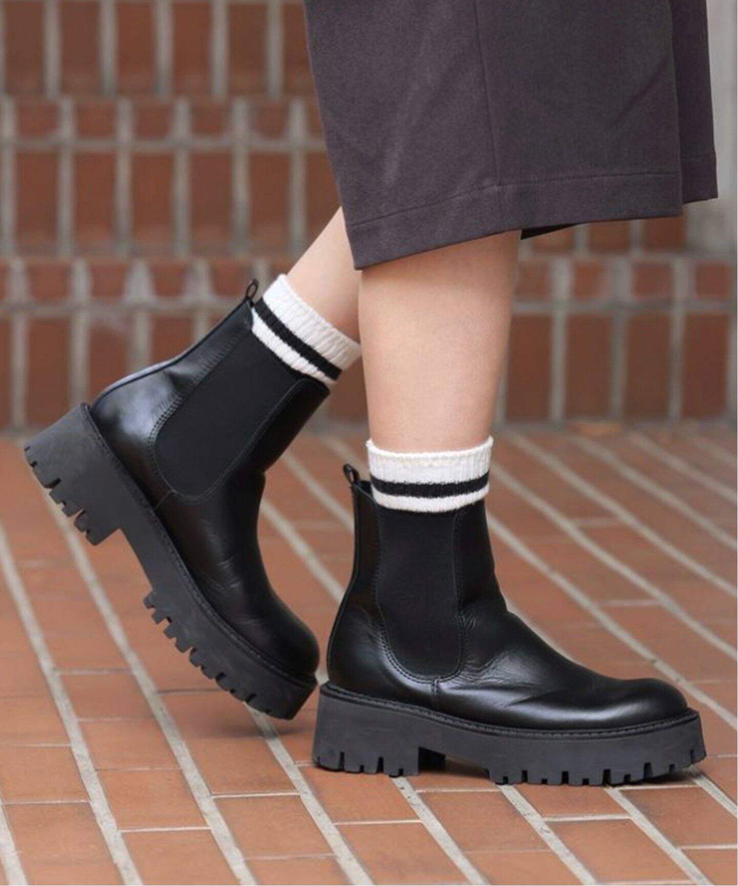 ENESS/エネス】Chelsea Short Boots：ブーツ（ブーティ・ショート 