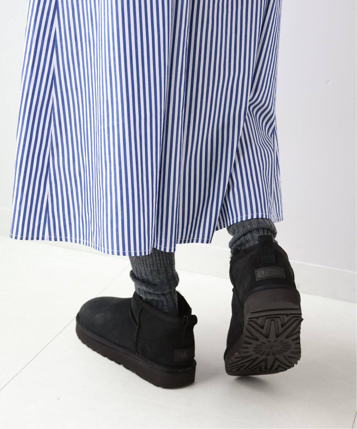 追加》【UGG/アグ】CLASSIC ULTRA MINI：ショートブーツ 1116109 BLK 