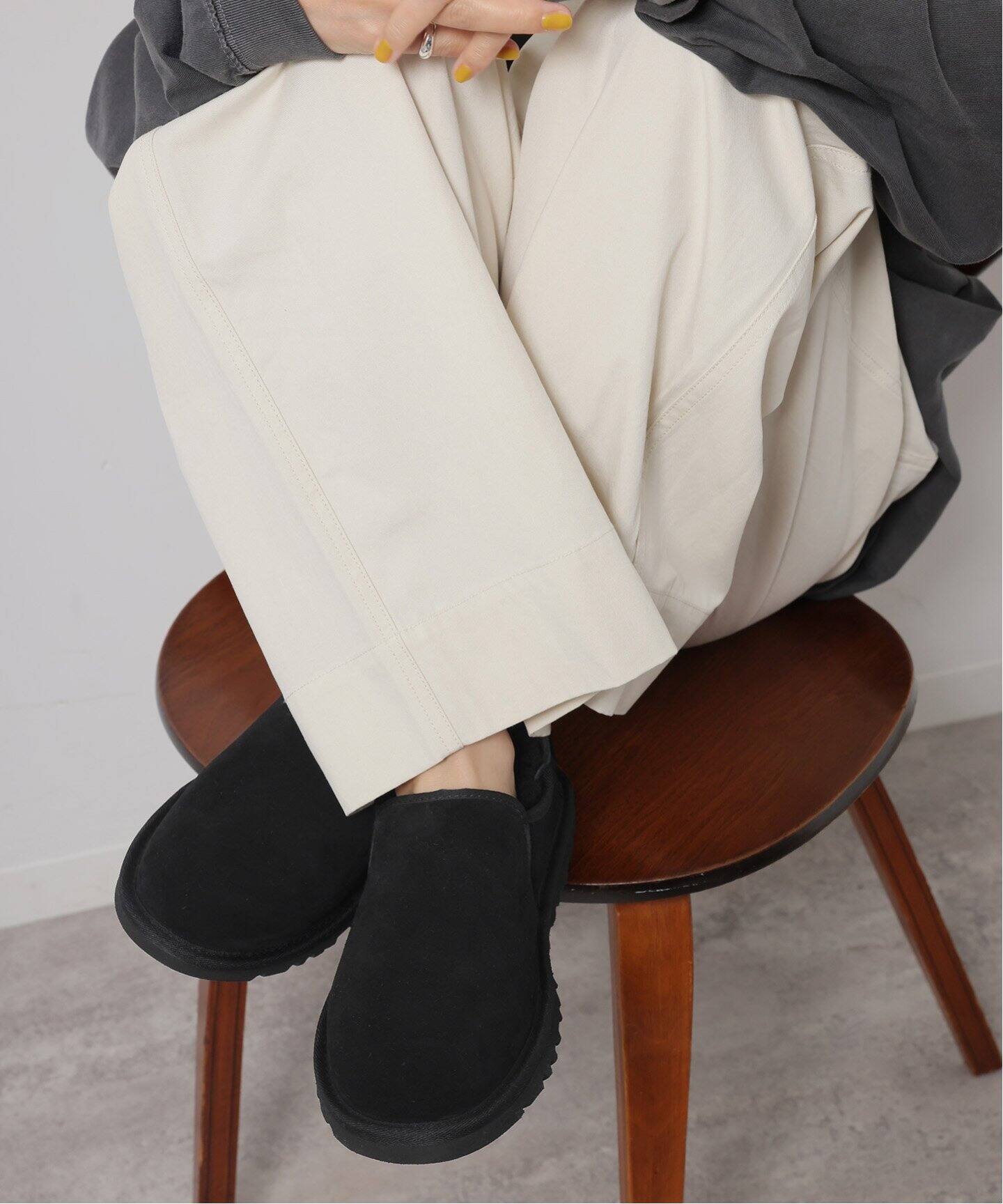 追加》【UGG/アグ】M KENTON：ボアシューズ 3010 BLACK/CHESTNUT 
