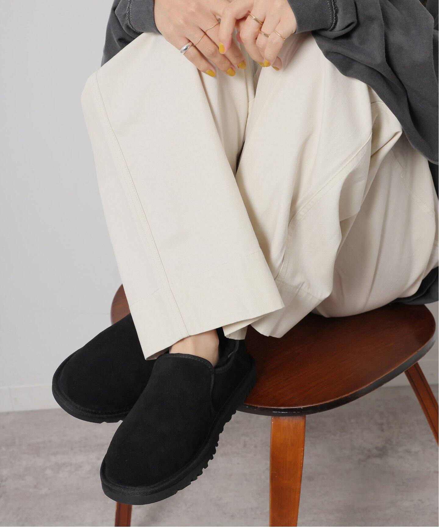 追加》【UGG/アグ】M KENTON：ボアシューズ 3010 BLACK/CHESTNUT 