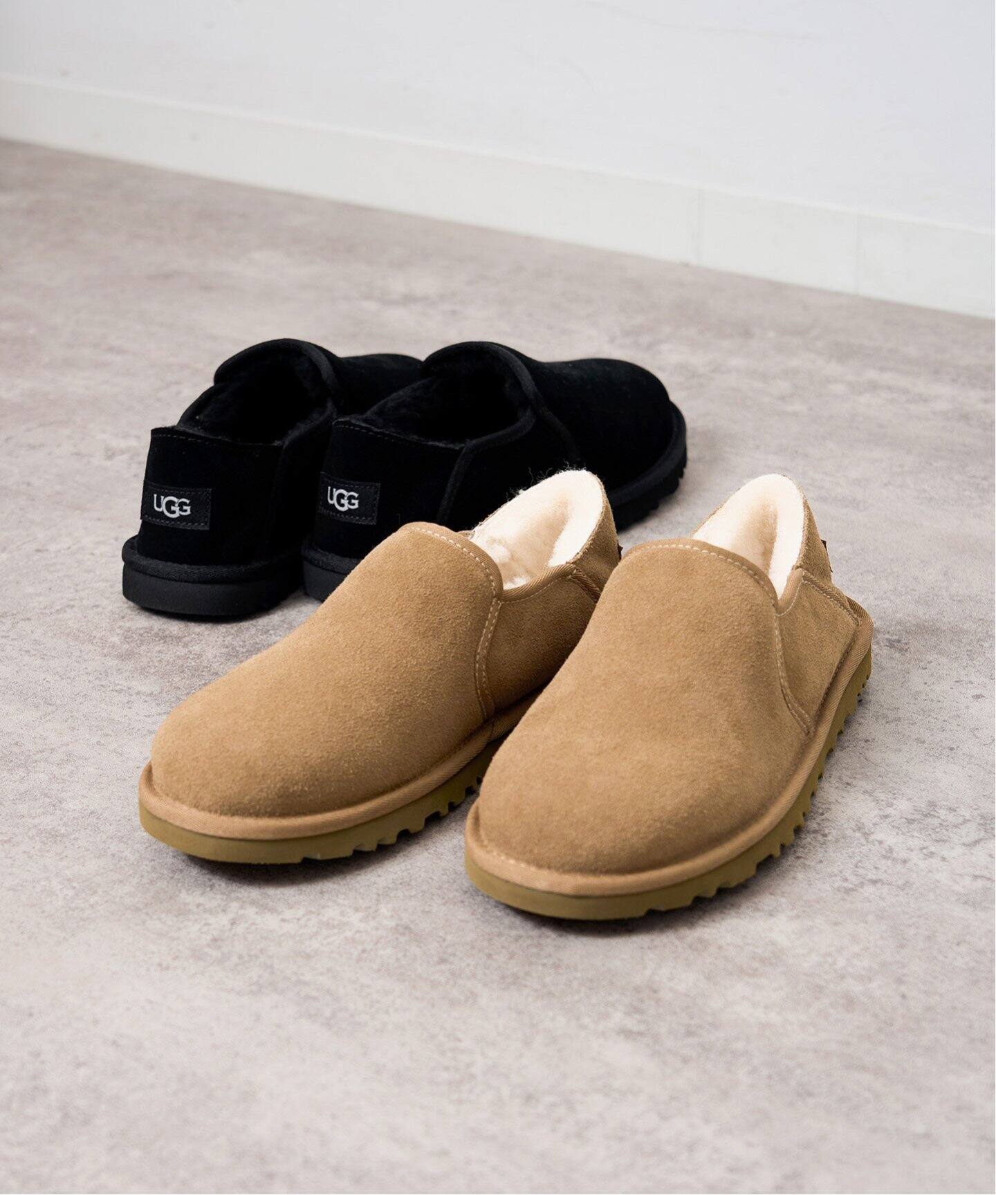 追加》【UGG/アグ】M KENTON：ボアシューズ 3010 BLACK/CHESTNUT 