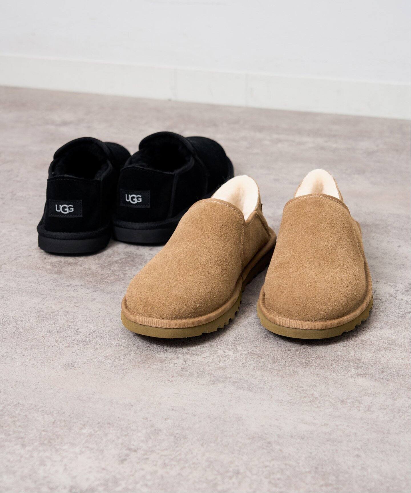 追加》【UGG/アグ】M KENTON：ボアシューズ 3010 BLACK/CHESTNUT  