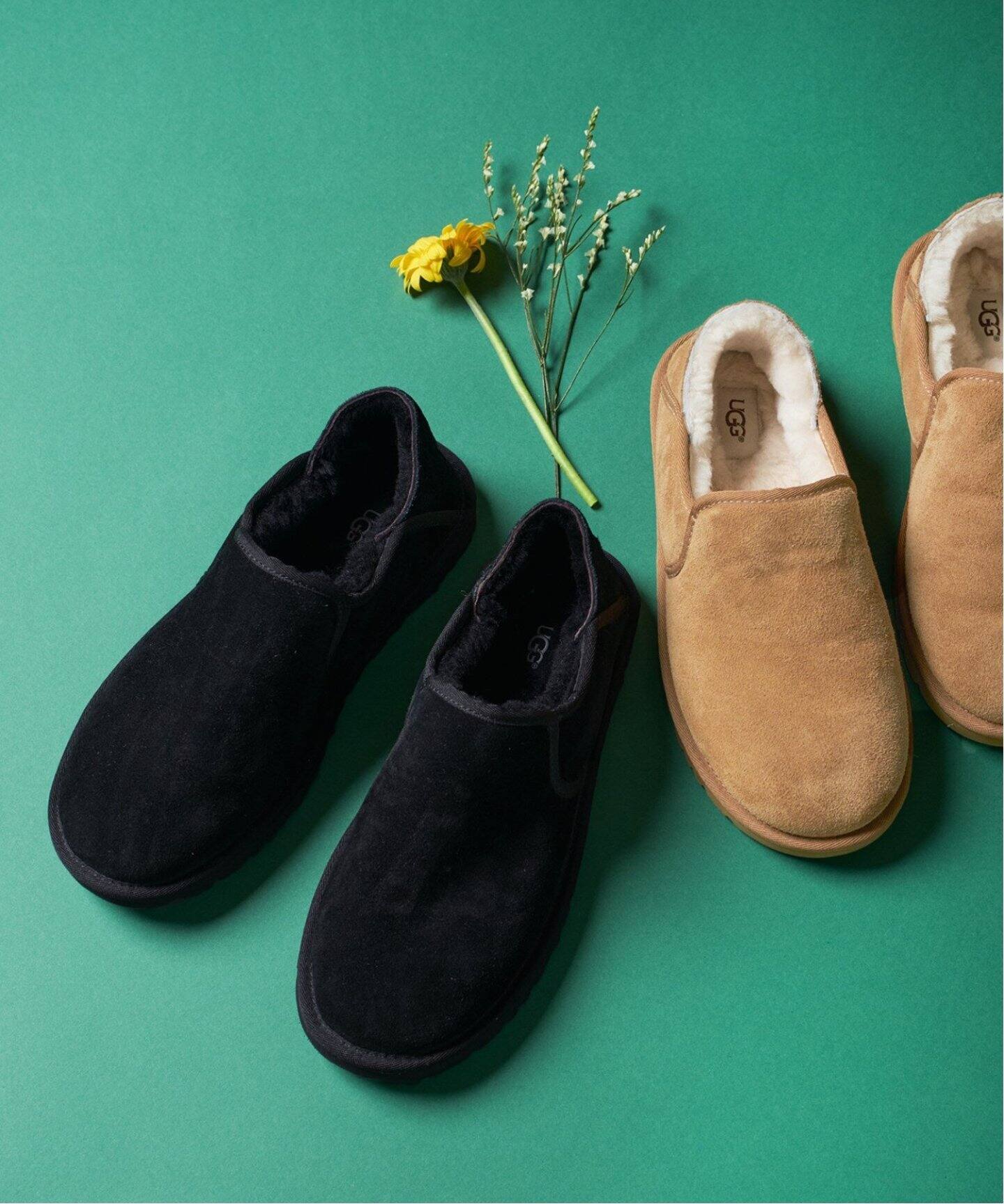 追加》【UGG/アグ】M KENTON：ボアシューズ 3010 BLACK/CHESTNUT 
