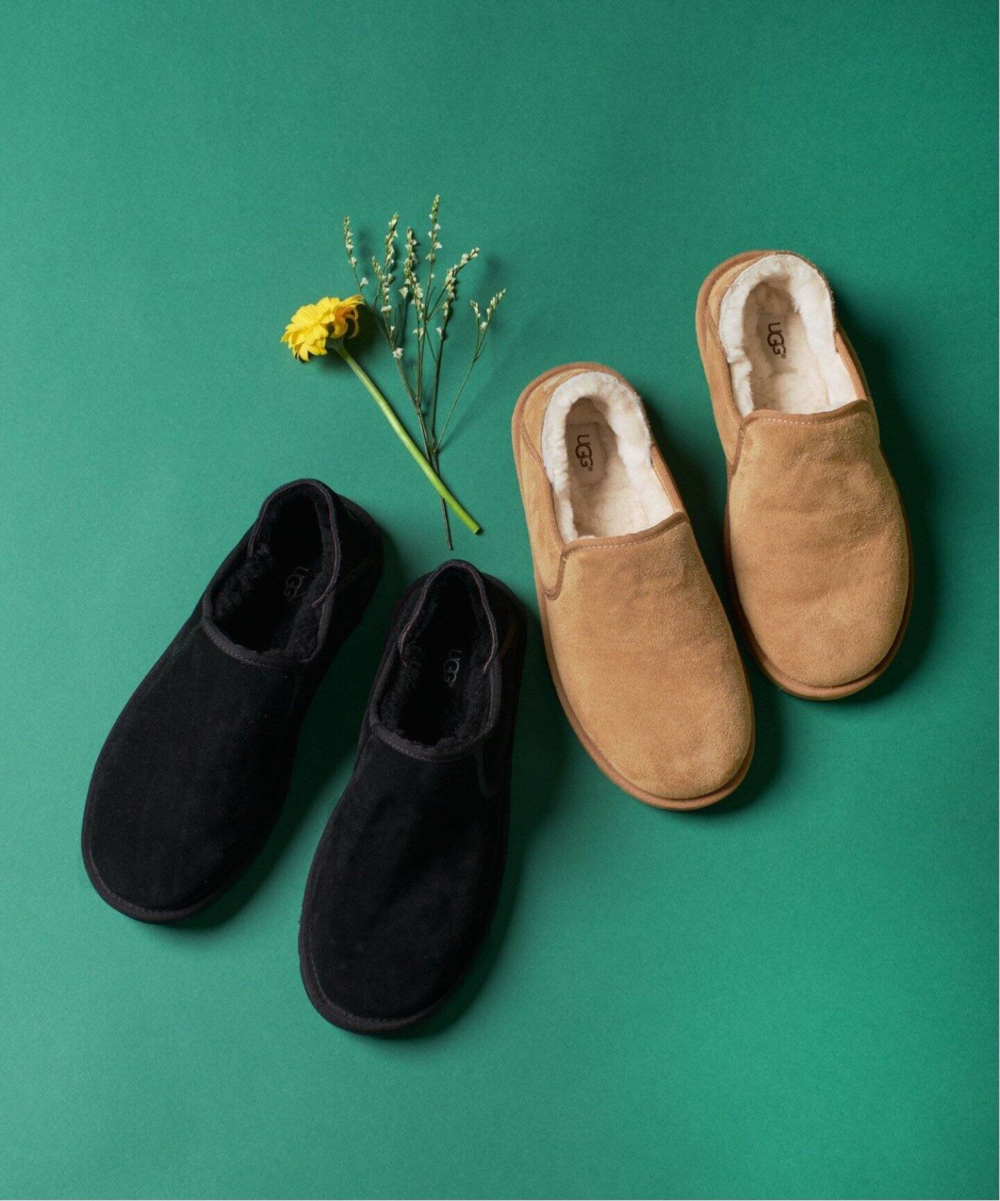 追加》【UGG/アグ】M KENTON：ボアシューズ 3010 BLACK/CHESTNUT 