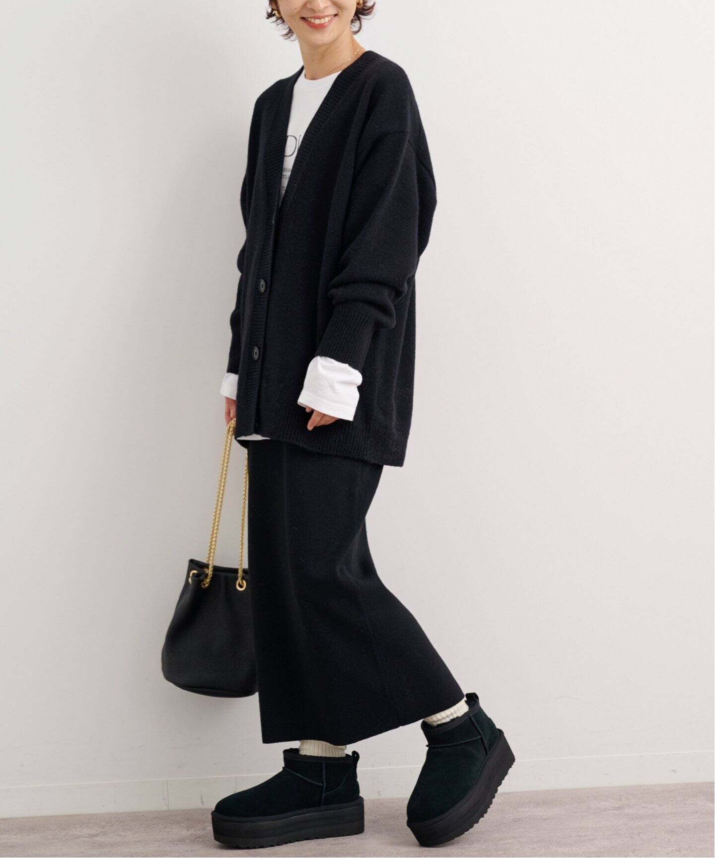 追加》【UGG/アグ】CLASSIC ULTRA MINI PLATFORM 1135092 BLACK  