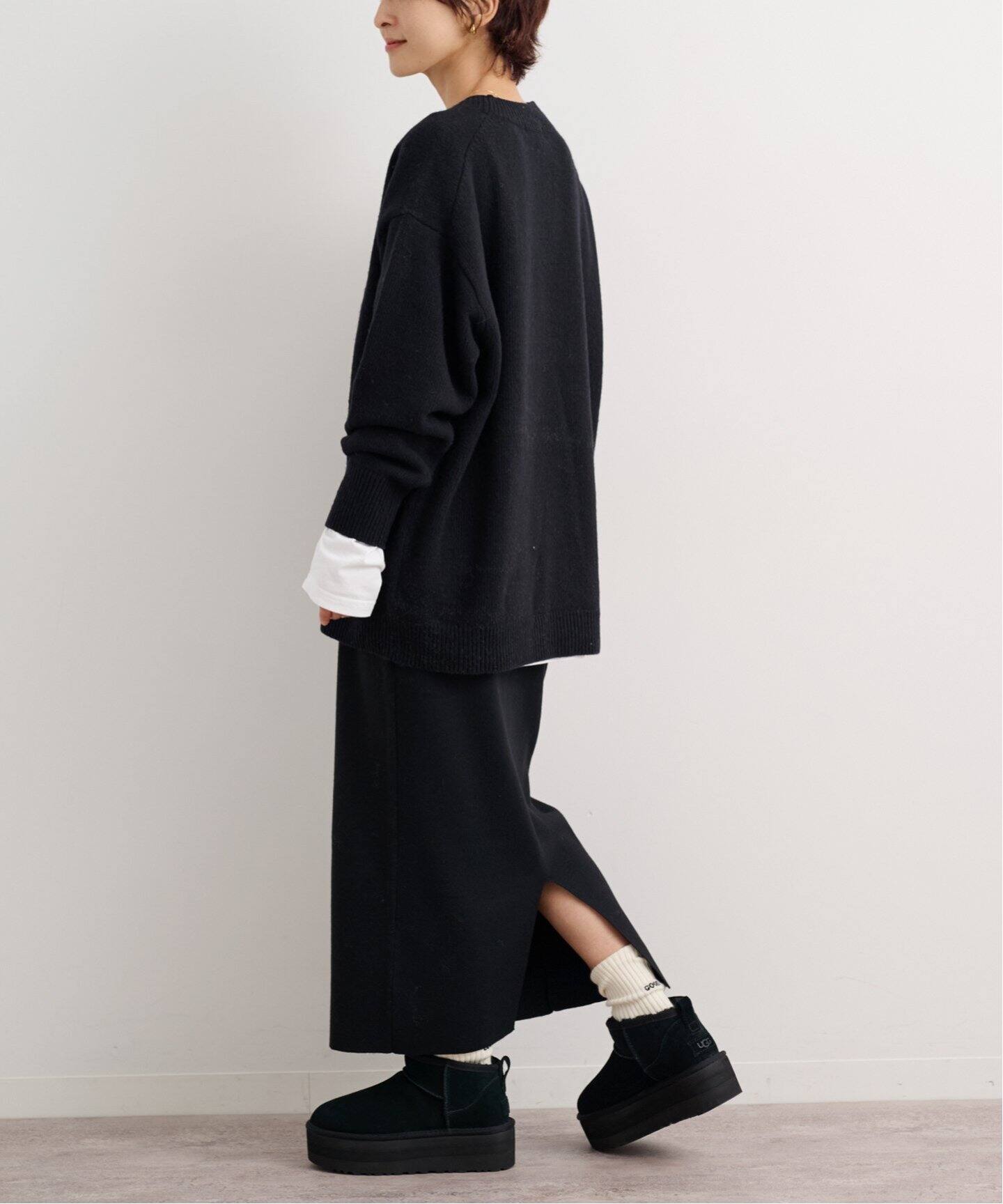 追加》【UGG/アグ】CLASSIC ULTRA MINI PLATFORM 1135092 BLACK 