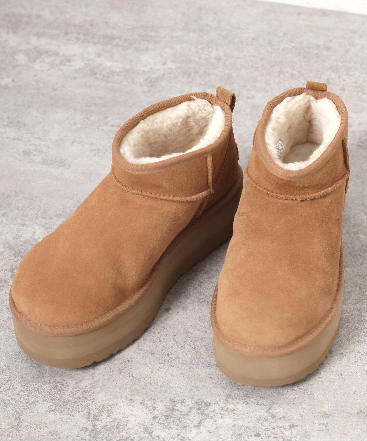 追加》【UGG/アグ】CLASSIC ULTRA MINI PLATFORM 1135092 BLACK 