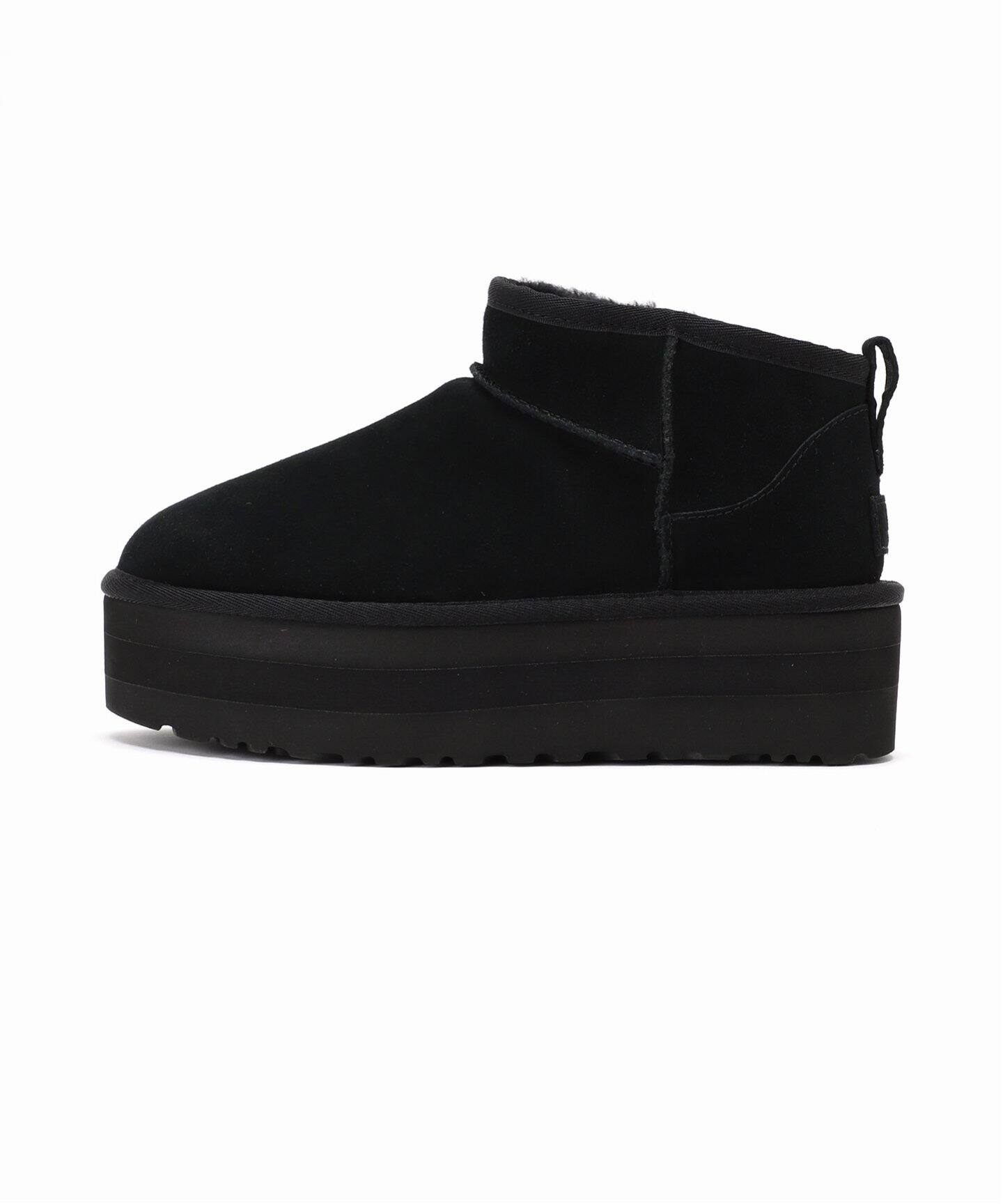 追加》【UGG/アグ】CLASSIC ULTRA MINI PLATFORM 1135092 BLACK 