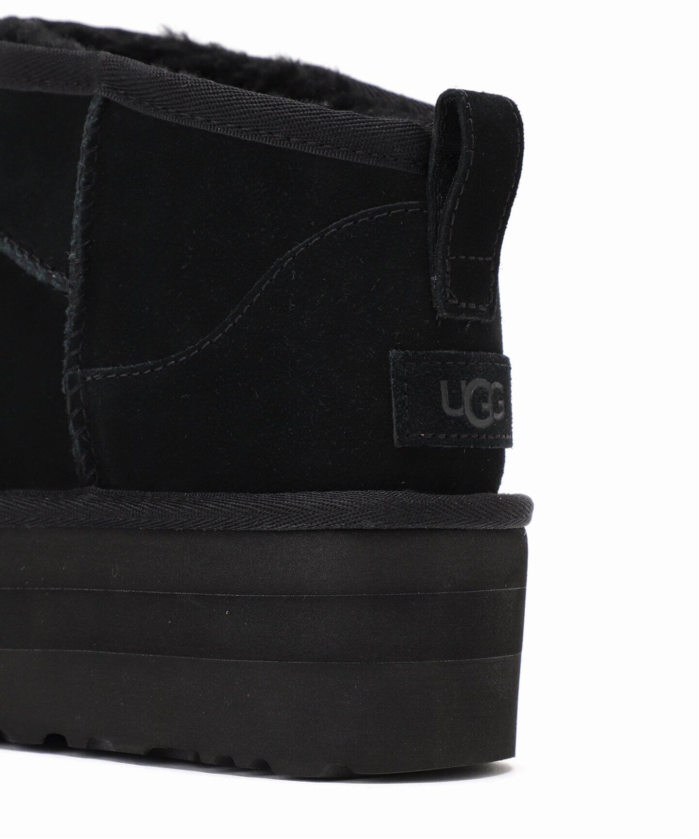 追加》【UGG/アグ】CLASSIC ULTRA MINI PLATFORM 1135092 BLACK 