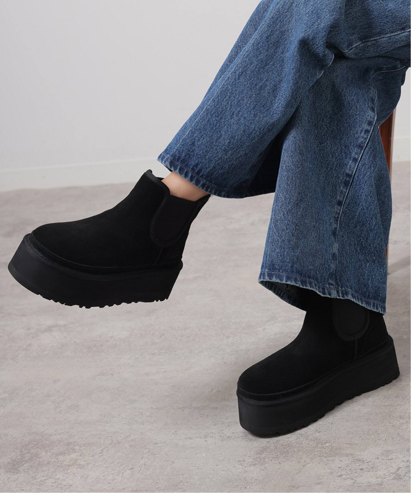 予約》【UGG/アグ】 W NEUMEL PLATFORM CHELSEA :ブーツ（ブーティ  