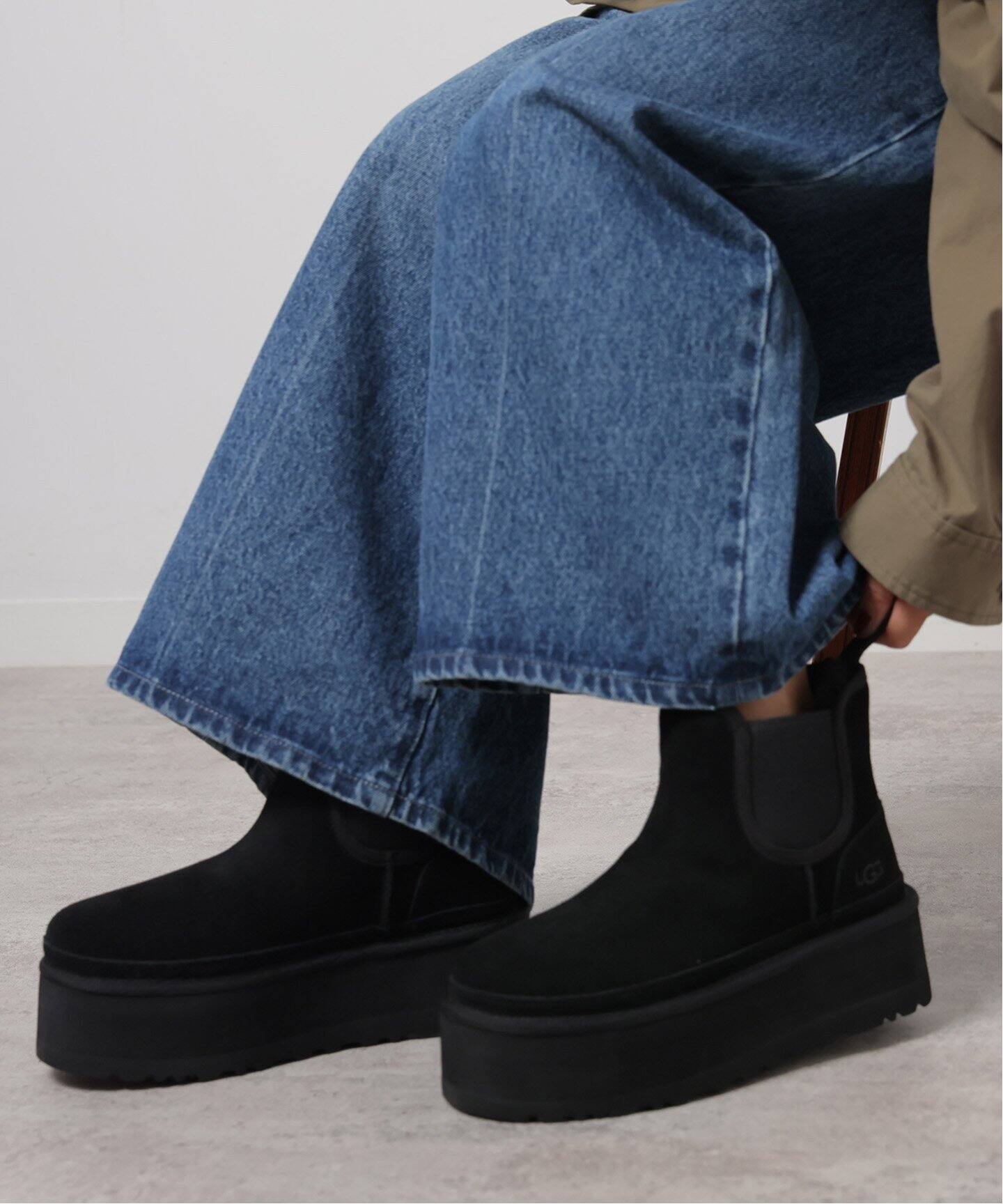 予約》【UGG/アグ】 W NEUMEL PLATFORM CHELSEA :ブーツ（ブーティ  