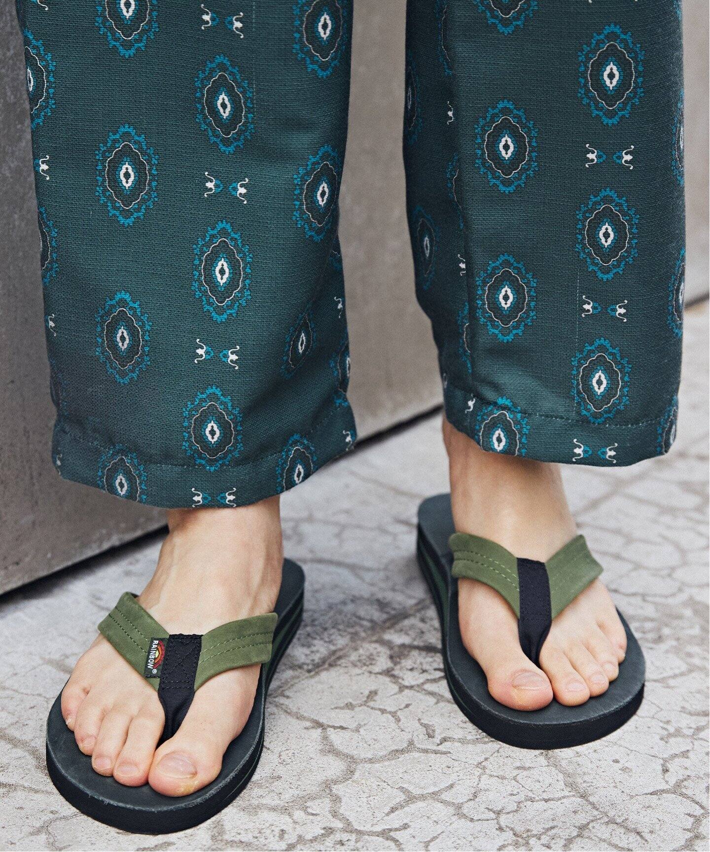 RAINBOW SANDALS / レインボーサンダル 別注 Double Layer レザー 