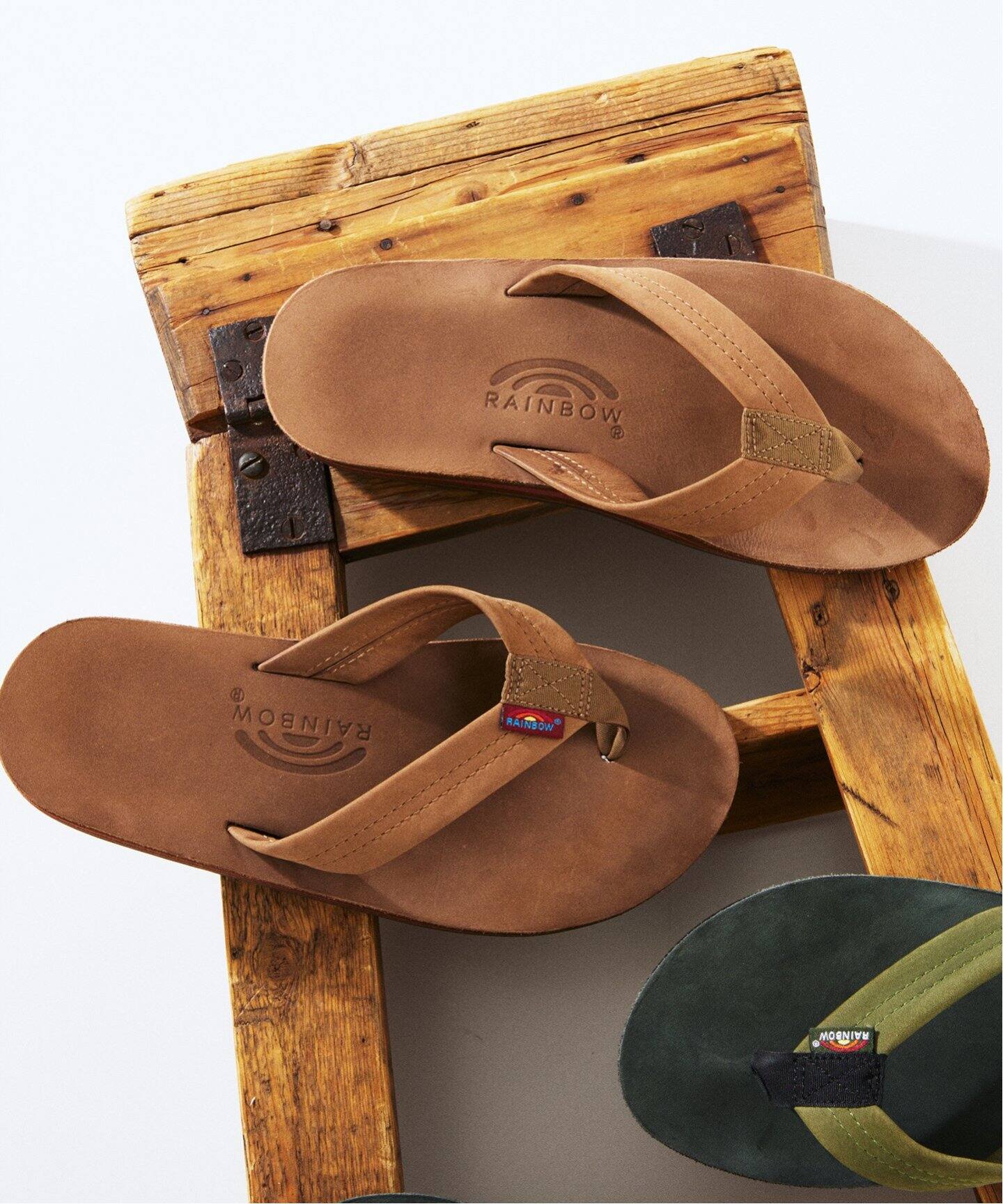 RAINBOW SANDALS / レインボーサンダル 別注 Double Layer レザー 