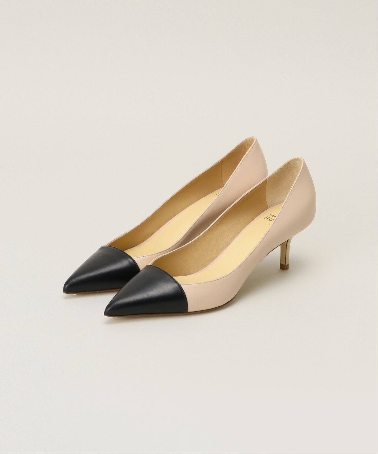 FRANCESCO RUSSO/フランチェスコ ルッソ】TWO TONE パンプス(5.5cm  