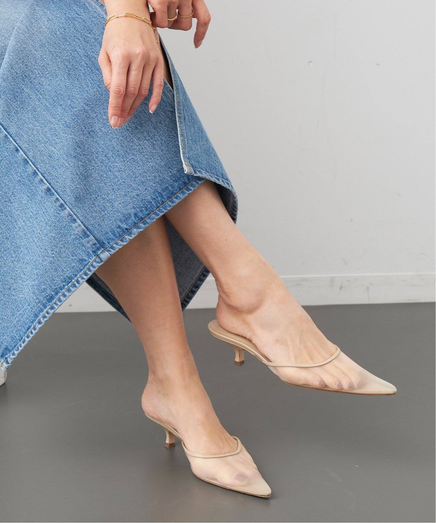 BRENTELLA/ブレンテッラ】MESH MULE（パンプス）｜Deuxieme Classe 