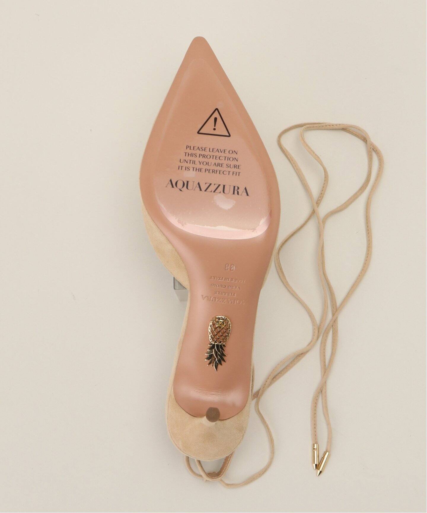 美品AQUAZZURAアクアズーラ完売スエードパンプス38 心細
