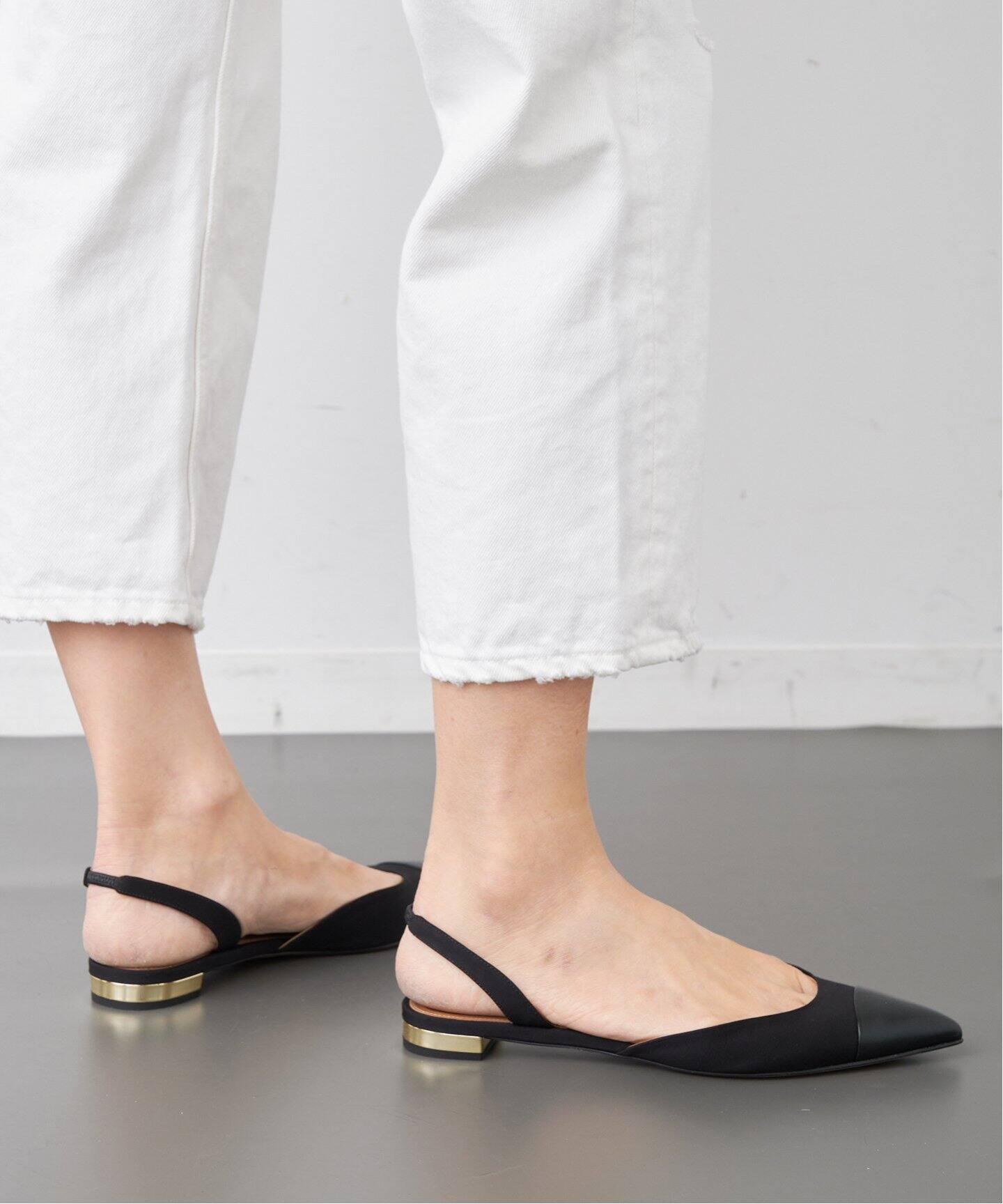 AQUAZZURA/アクアズーラ】MILANESE フラット パンプス（フラット 