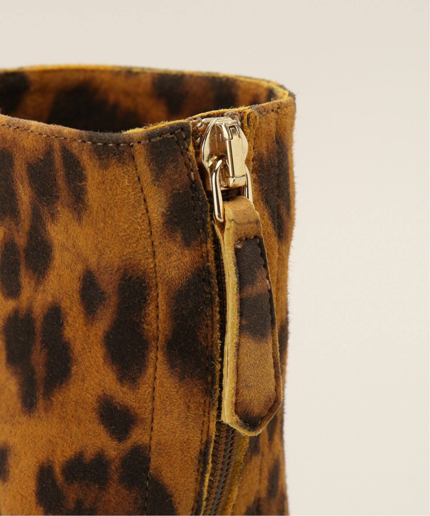 AQUAZZURA/アクアズーラ】MONTMARTRE レオパード ブーツ 50（ブーティ 
