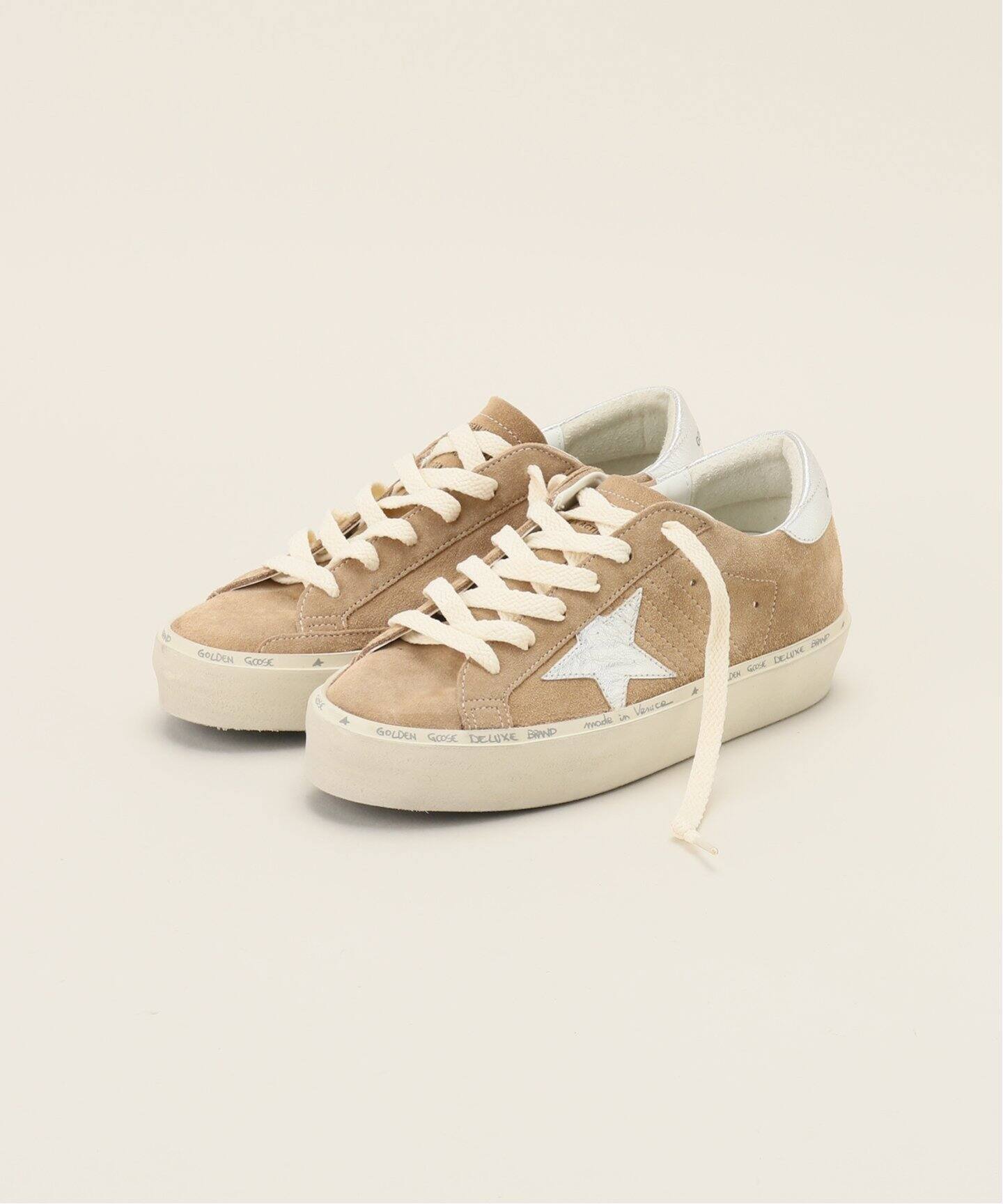 GOLDEN GOOSE / ゴールデングース】 HI STAR SUEDE SNEAKER  